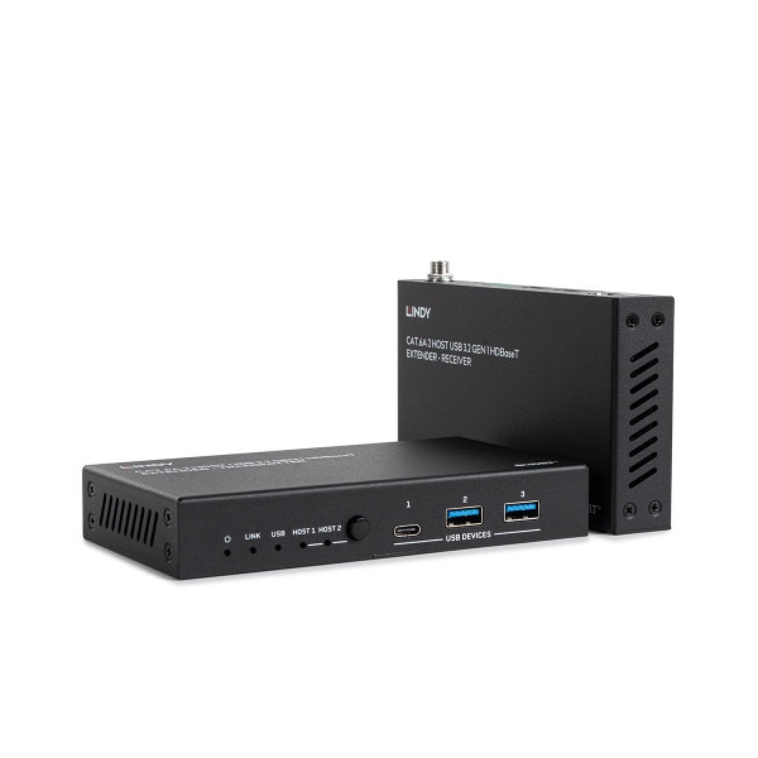 Lindy 43421 · Amplificador de Red · Transmisor y Receptor · Negro
