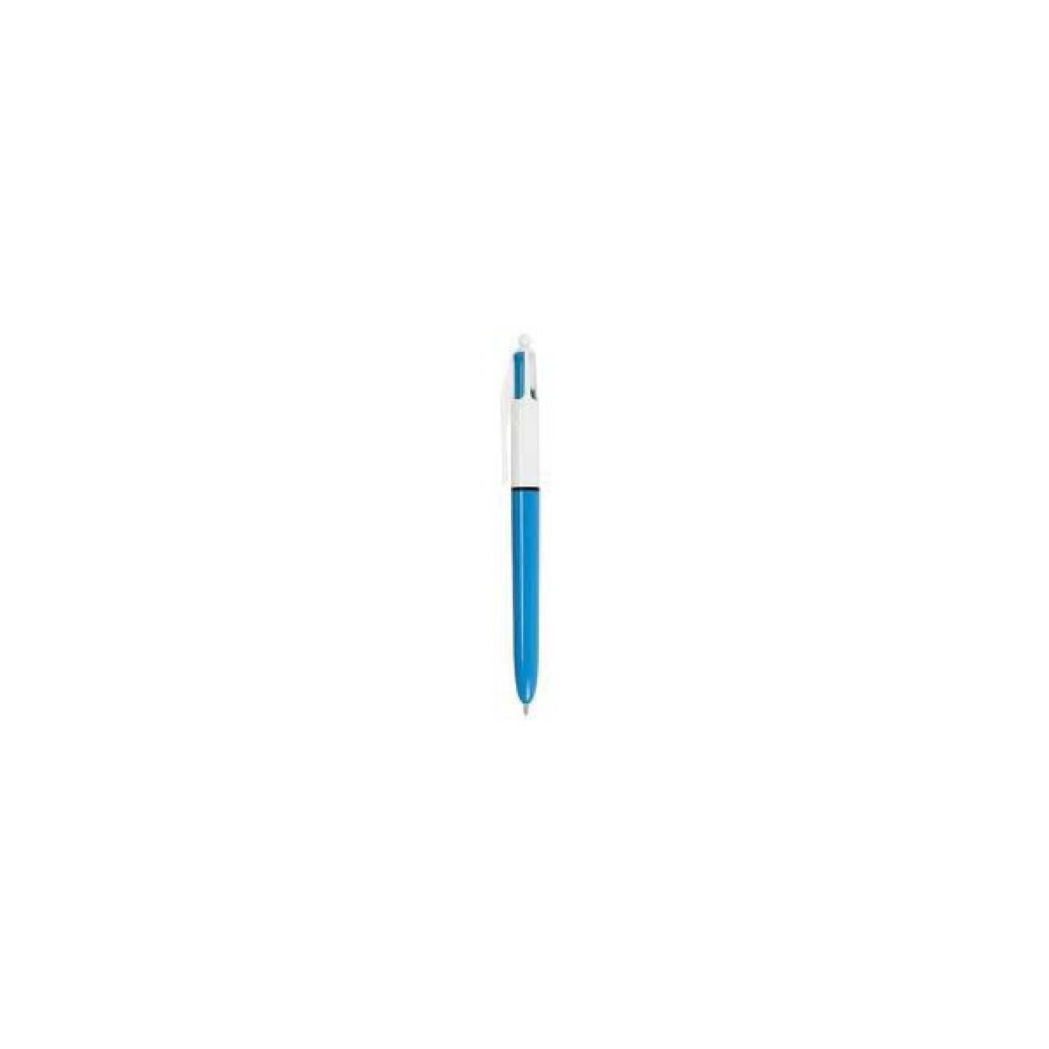 BIC · Bolígrafo 4 Colores · Trazo Medium 0,3 mm · Azul/Negro/Rojo/Verde