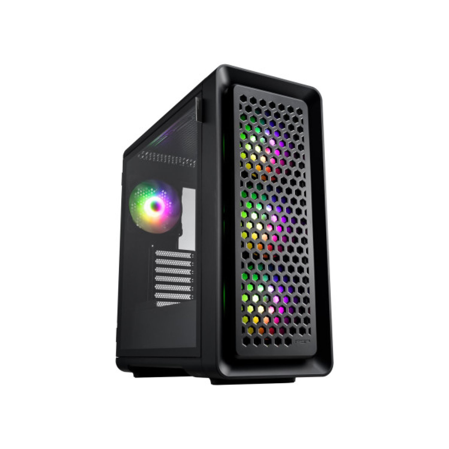 FSP CUT593P · Torre ATX · Diseño Negro · Ventilación Frontal