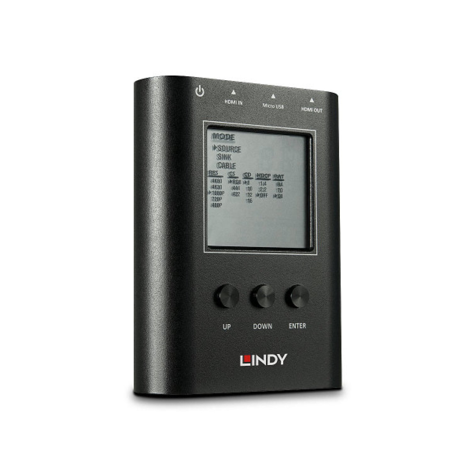 Lindy · Generador de Video de Prueba HDMI · Profesional