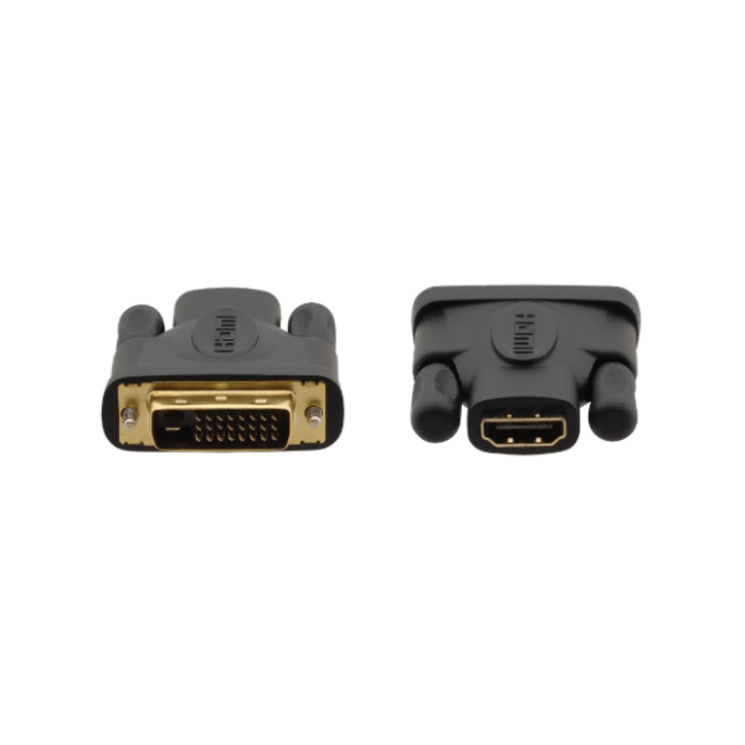 Kramer Electronics · Adaptador DVI-D a HDMI · Conector Metálico · Negro/Oro