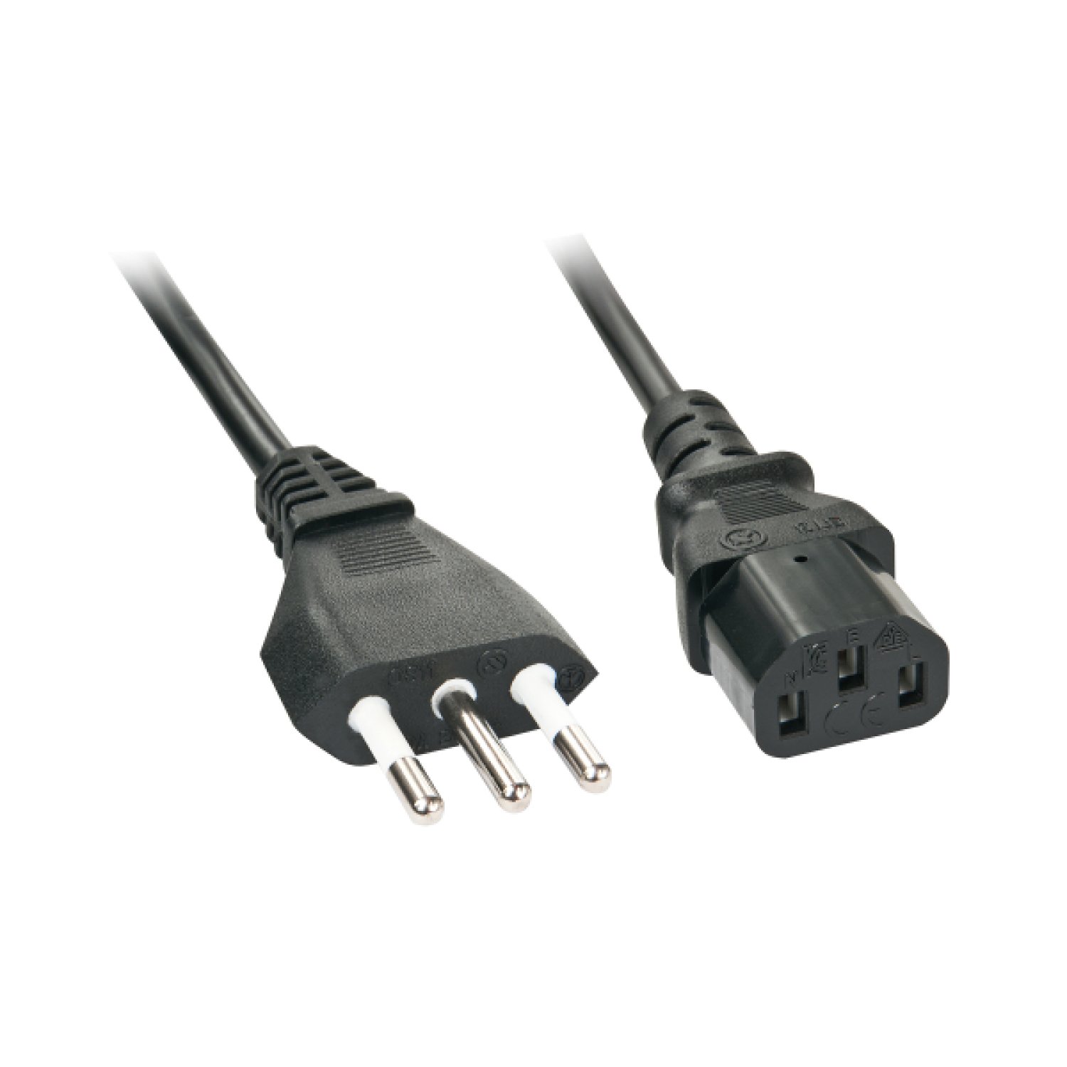 Lindy · Cable Alimentación · 3m · CEI 23-16 a C13 · Negro