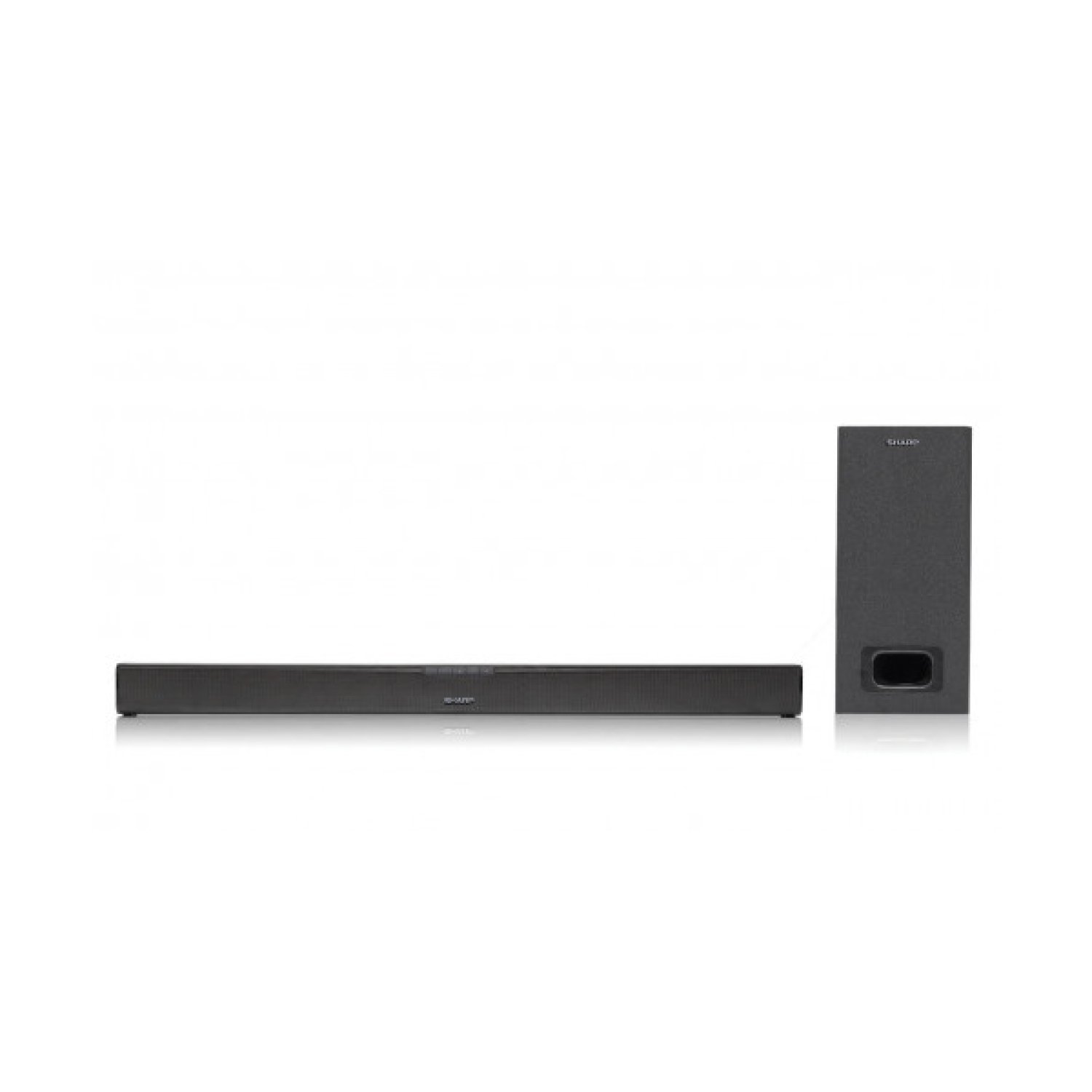 Sharp HT-SBW110 · Soundbar 2.1 Canales · 180W · Negro