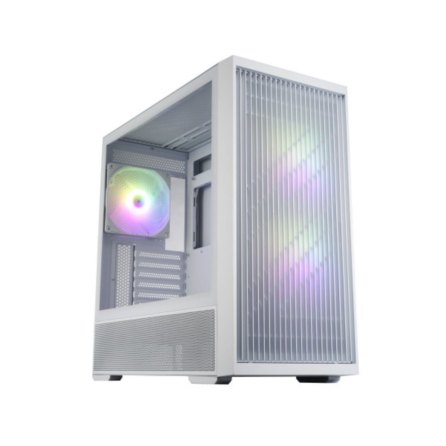 FSP M330-WA · Carcasa Midi Tower · Soporta mITX/mATX/ATX · ARGB · Blanco