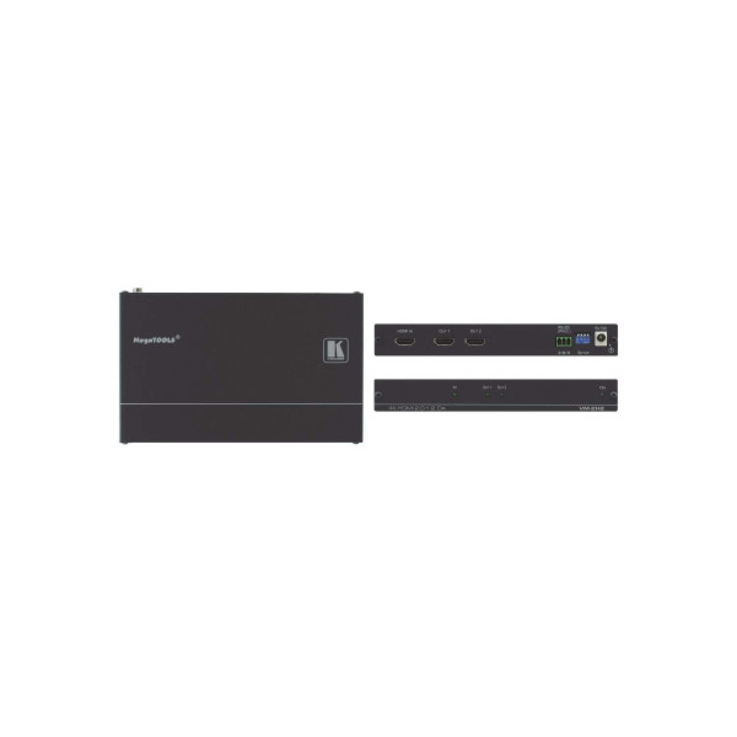 Kramer VM-2H2 · Amplificador de Línea de Video · Negro