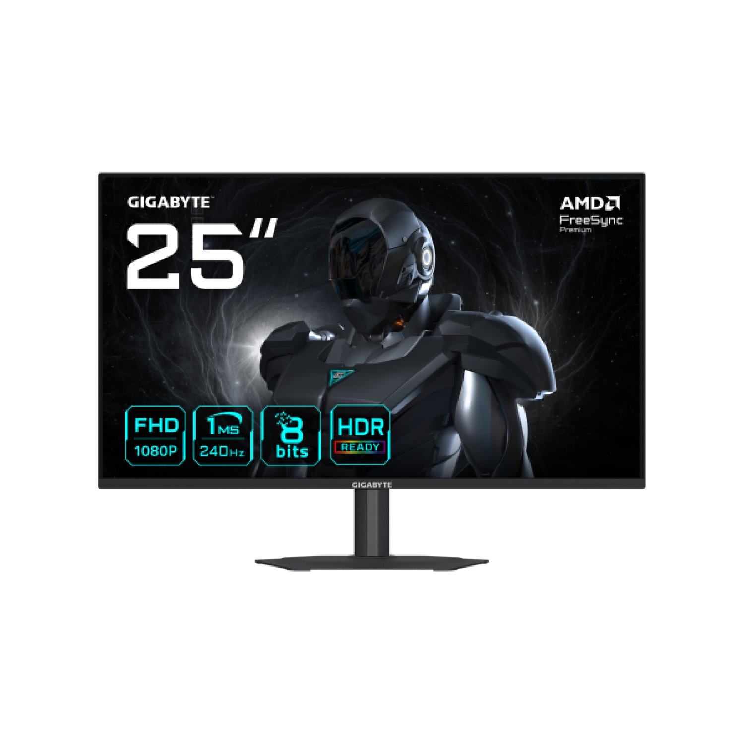 Gigabyte G25F2A · Monitor Gaming 25" IPS · 240Hz · 1920x1080 FHD · 1ms · 2HDMI+DP