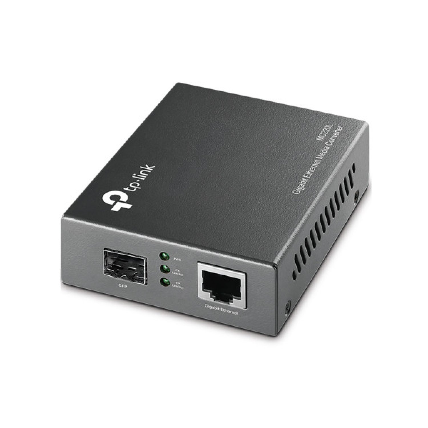 TP-Link MC220L · Conversor de Medios · Gigabit Ethernet · Fibra Óptica