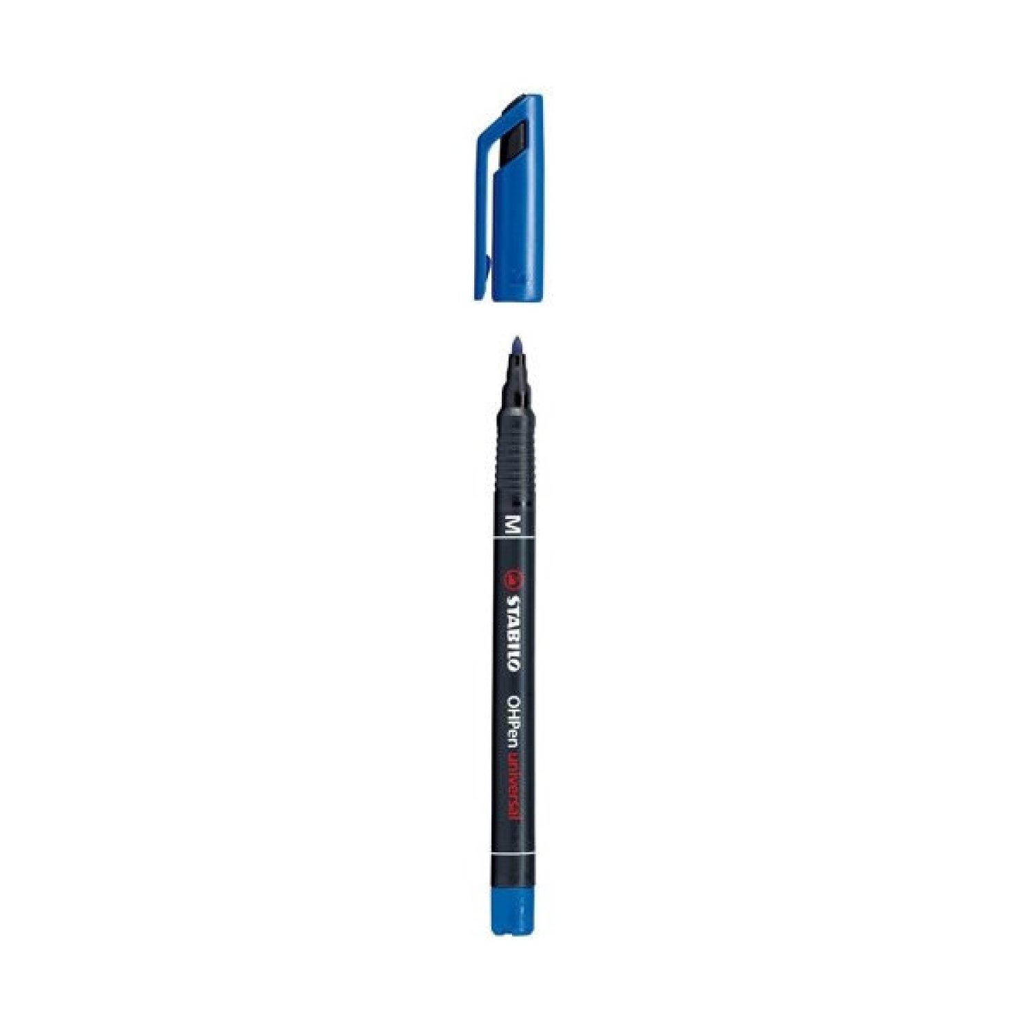 Stabilo · Marcador Permanente · Punta Media 1mm · Azul Universal