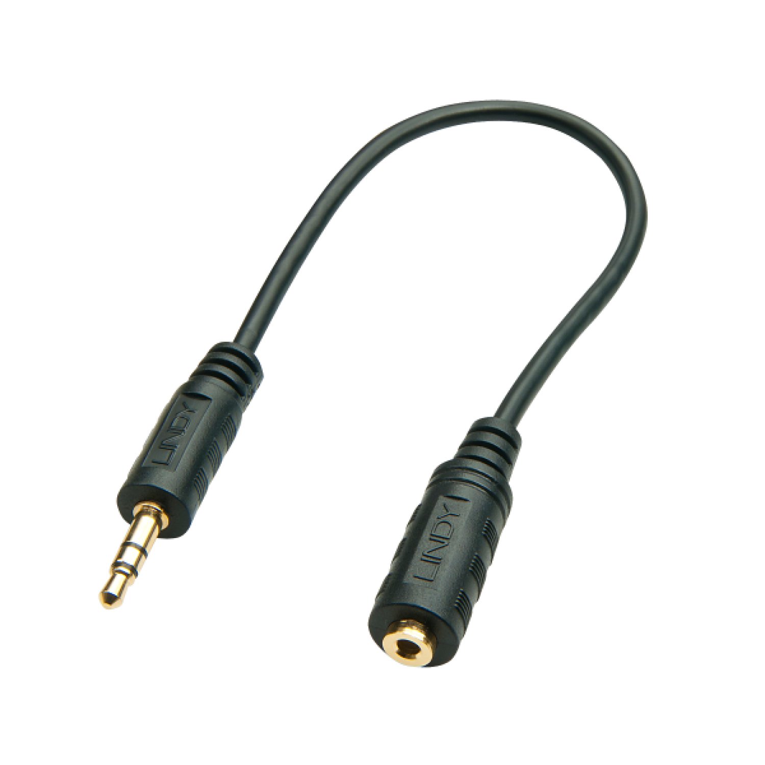 Lindy · Cable de Audio · 20m · Jack 3,5mm a 2,5mm · Negro