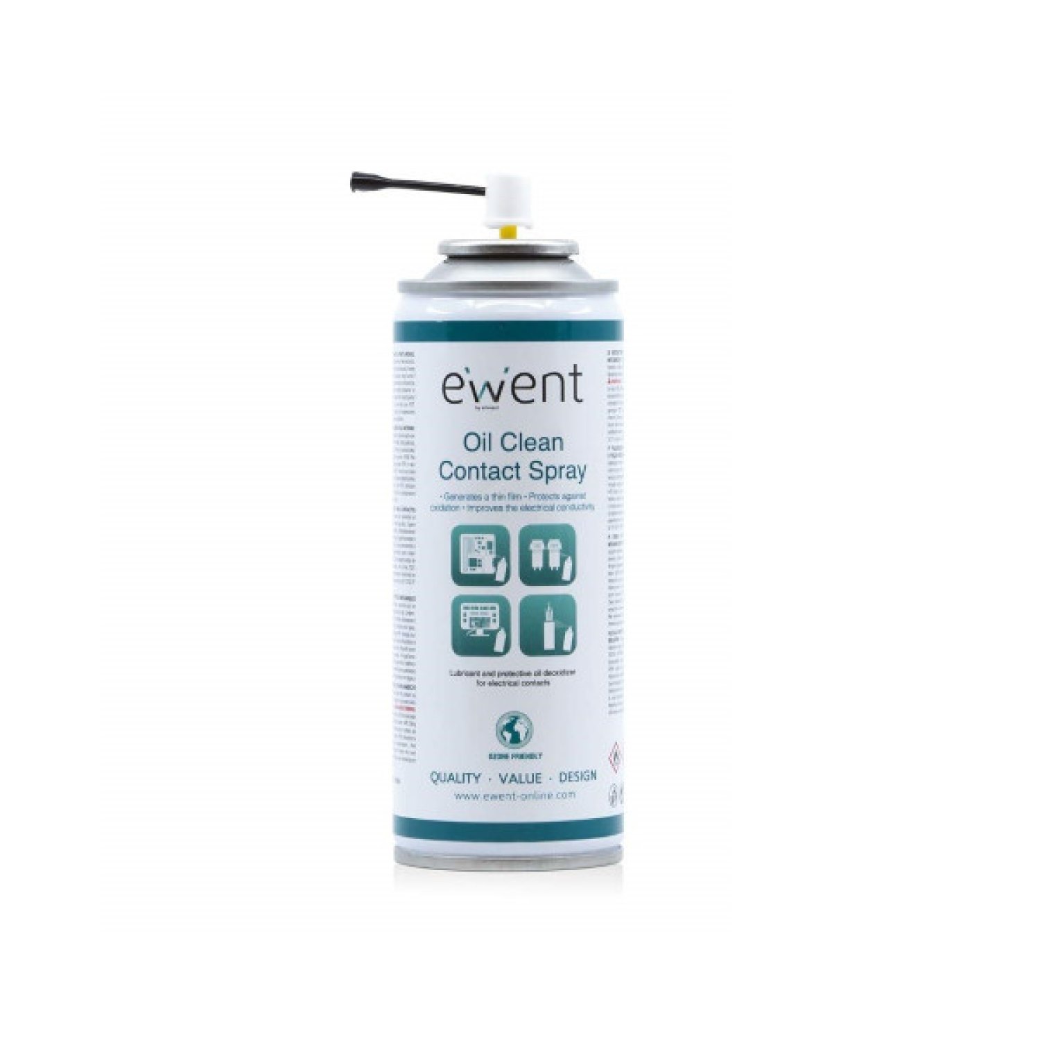 Ewent EW5615 · Spray Limpieza PC · 200 ml · Desengrasante Electrónico