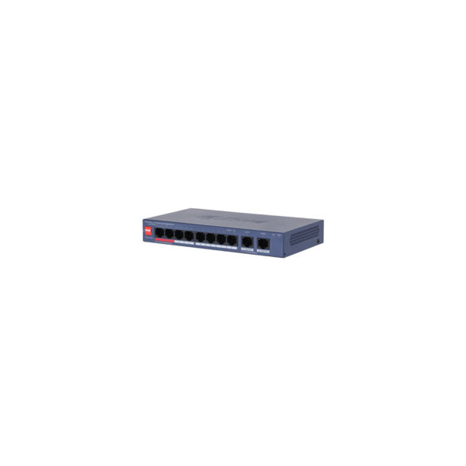 Dahua Switch Cloud Managed · 10 Puertos Gigabit · 8 Puertos PoE · 110W · Hi-PoE