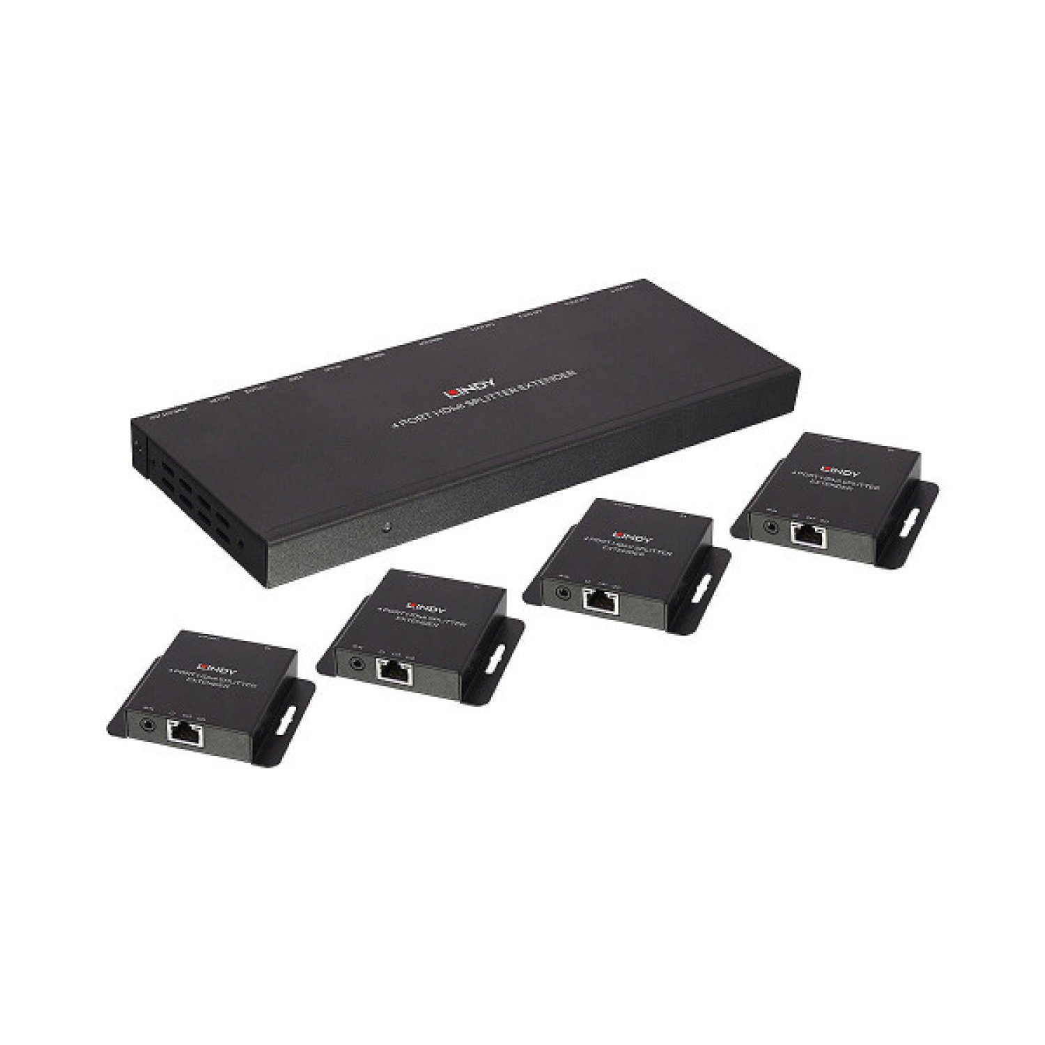 Lindy 38155 · Extensor KVM · Transmisor y Receptor · HDMI · USB