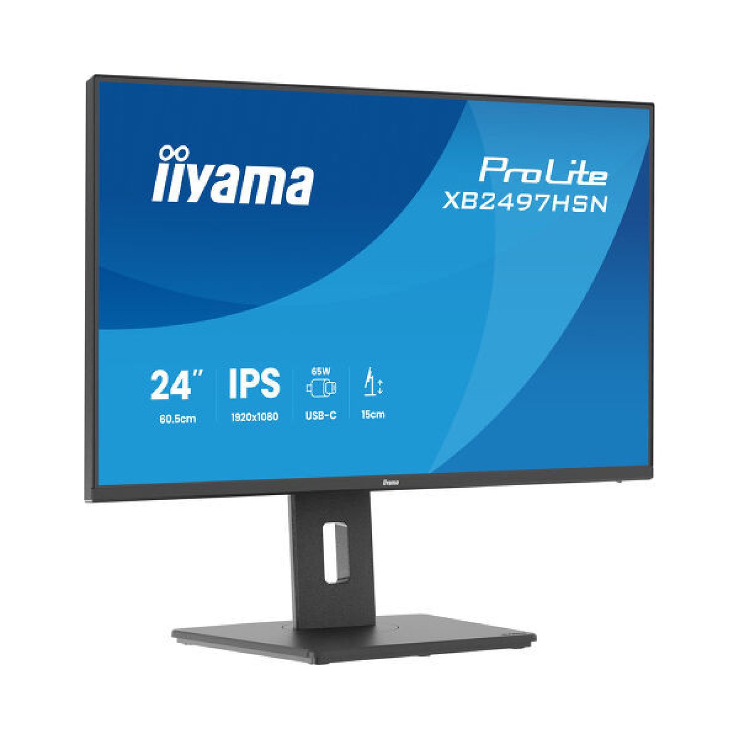iiyama Monitor 23,8" IPS · 1920x1080 · 100Hz · 4-Side Slim Bezel