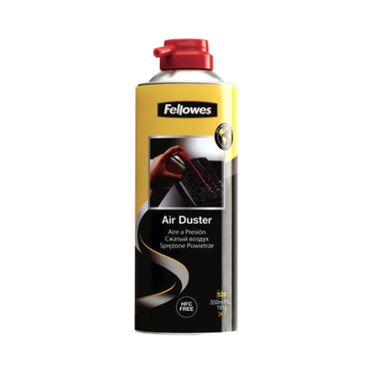 Fellowes · Spray Aire Comprimido · 350ml · Sin HFC