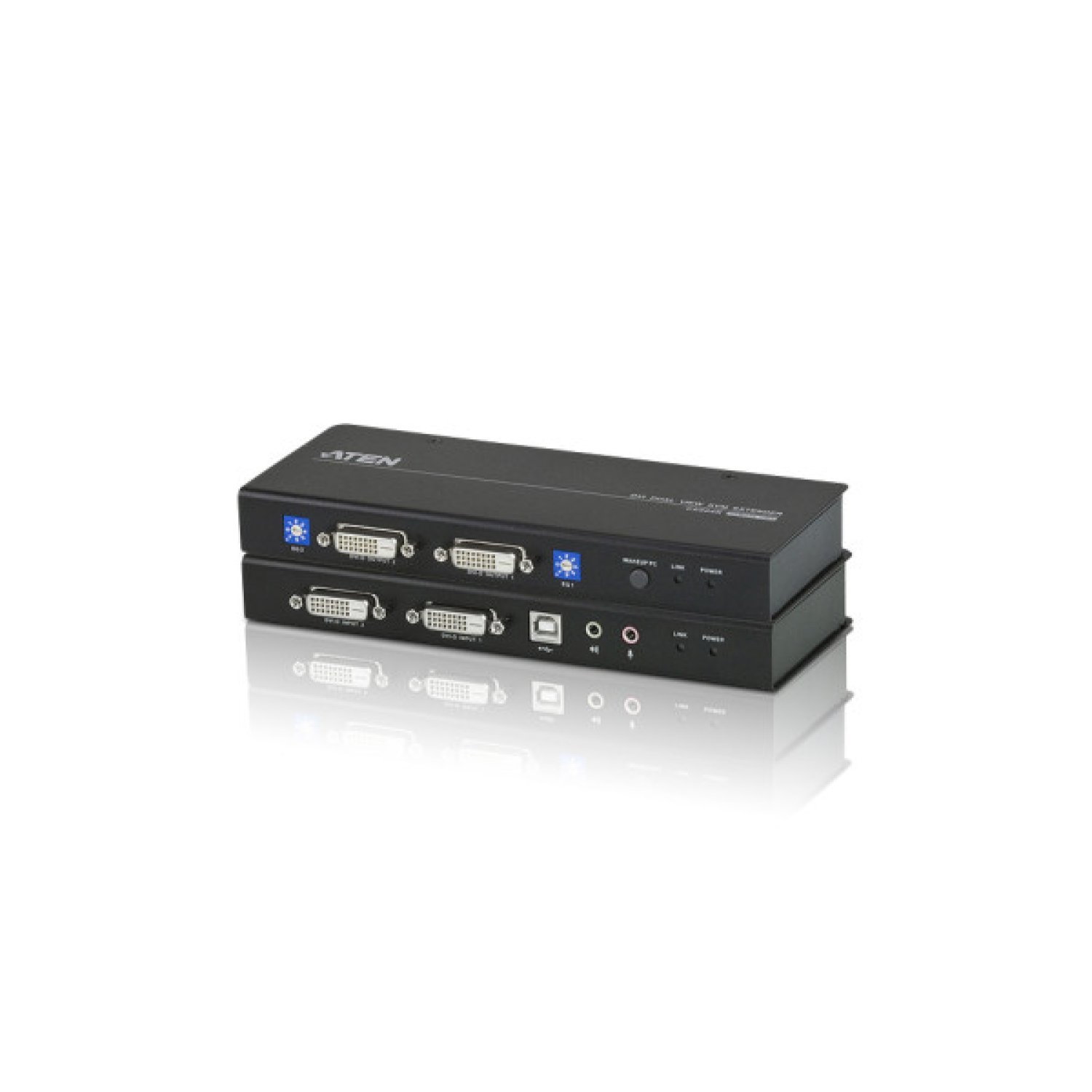 ATEN Extensor KVM Cat 5 · Dual Display DVI · USB · 60m · 1024x768