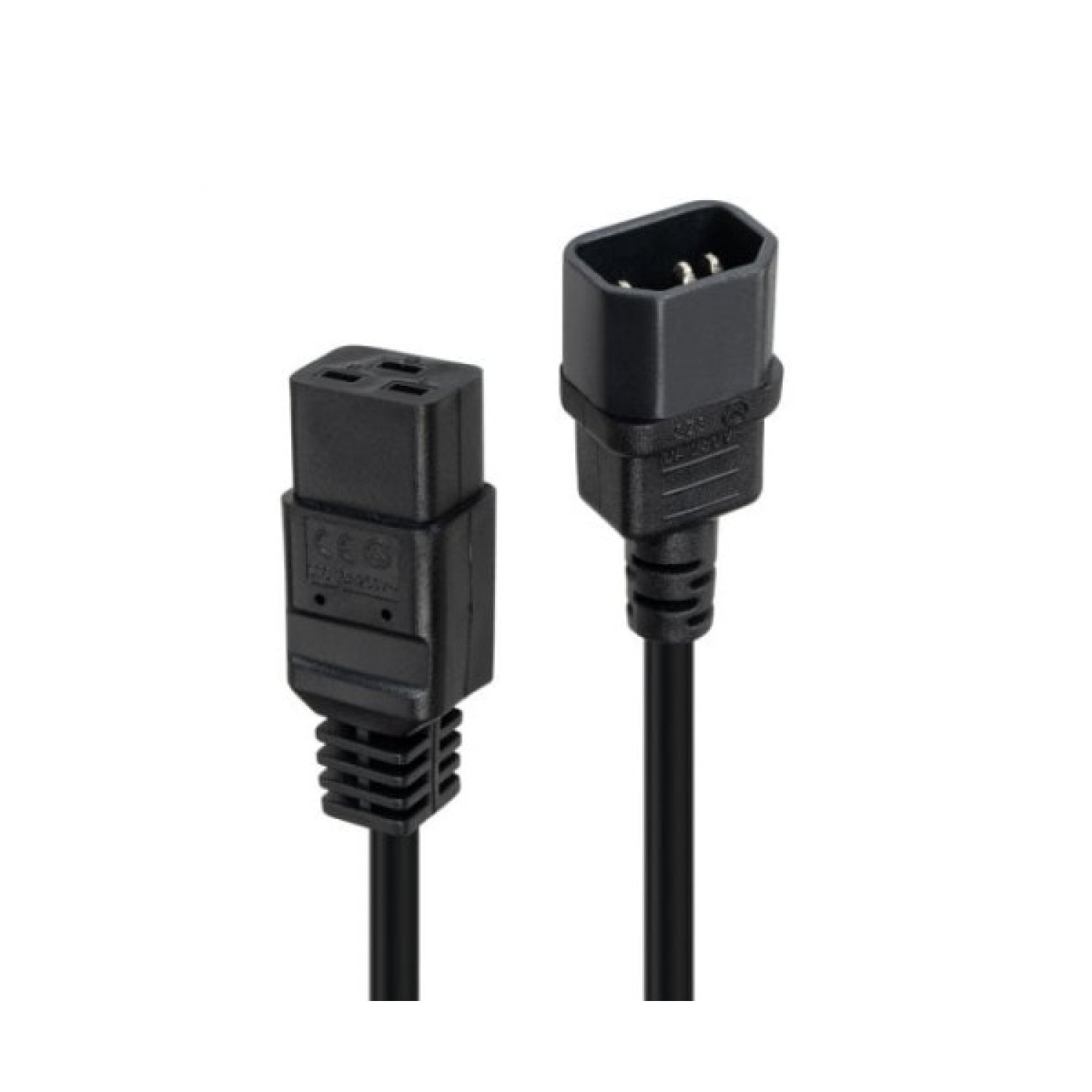 Lindy · Cable de Alimentación · IEC C14 a C19 · 3m · Negro