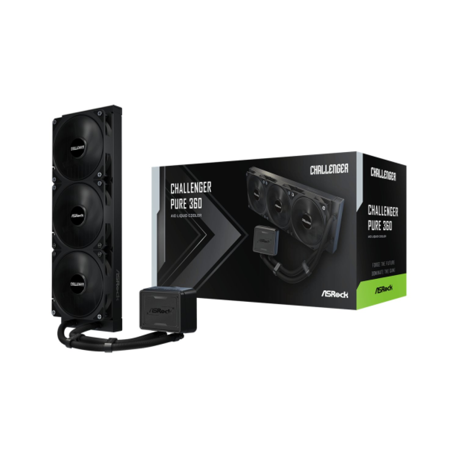 Asrock Challenger Pure 360 · Refrigeración Líquida · AM5/AM4/1851/1700 · 3x120mm