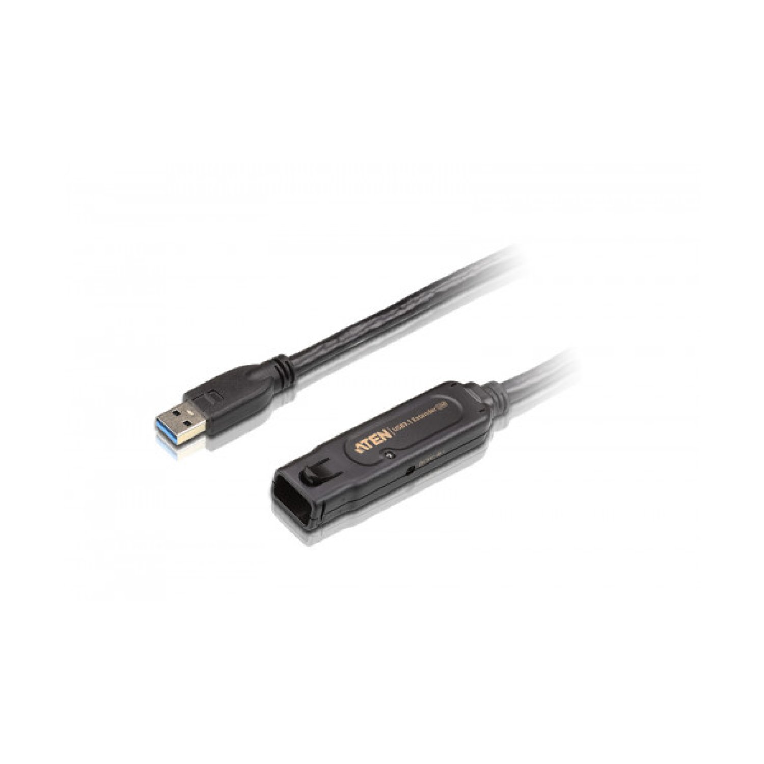 Aten · Cable USB 3.2 Gen 1 · 10 m · USB-A · Negro