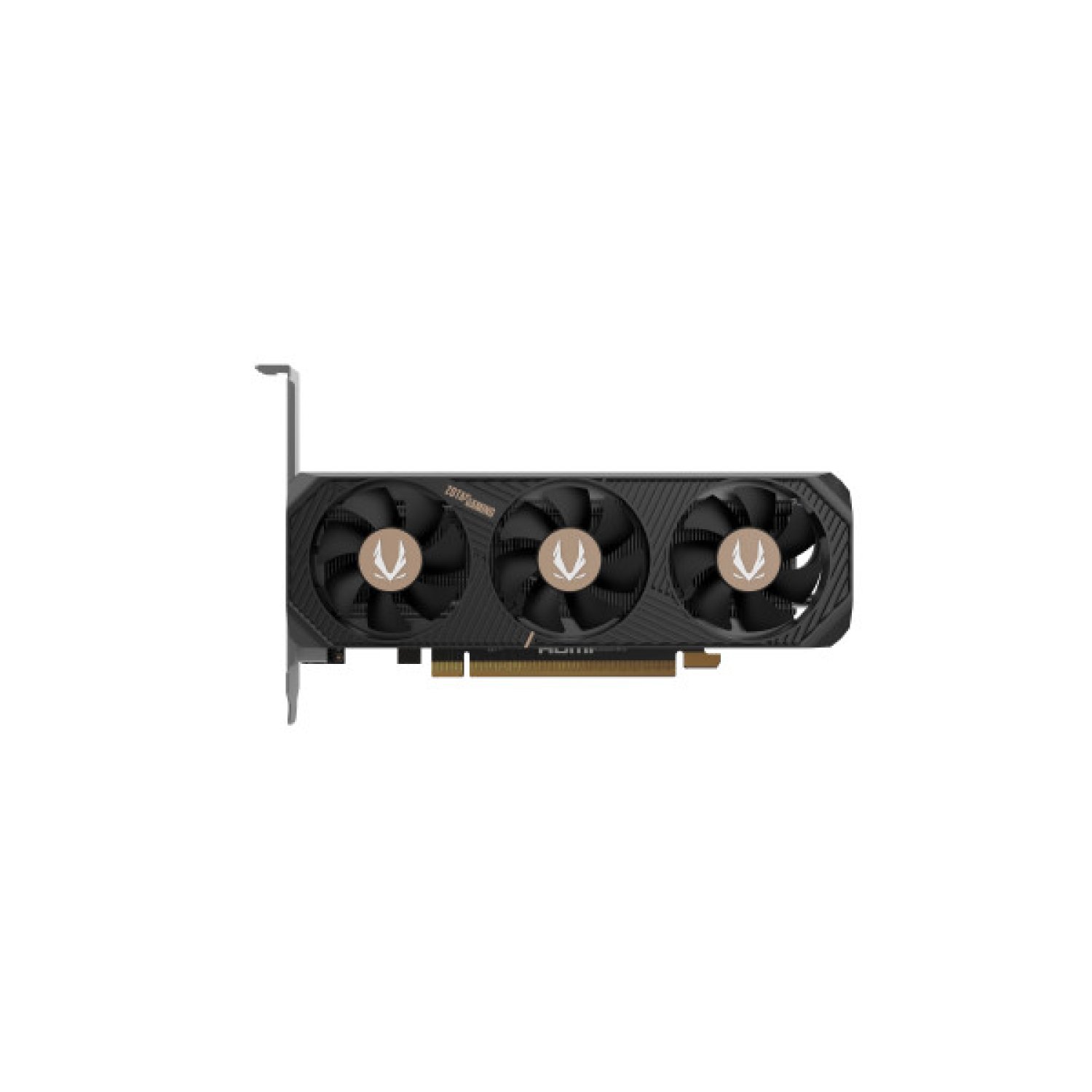 Zotac RTX 5060 LP · 8GB GDDR7 · 128-bit · 1 HDMI + 2 DisplayPort · 3 Ventiladores