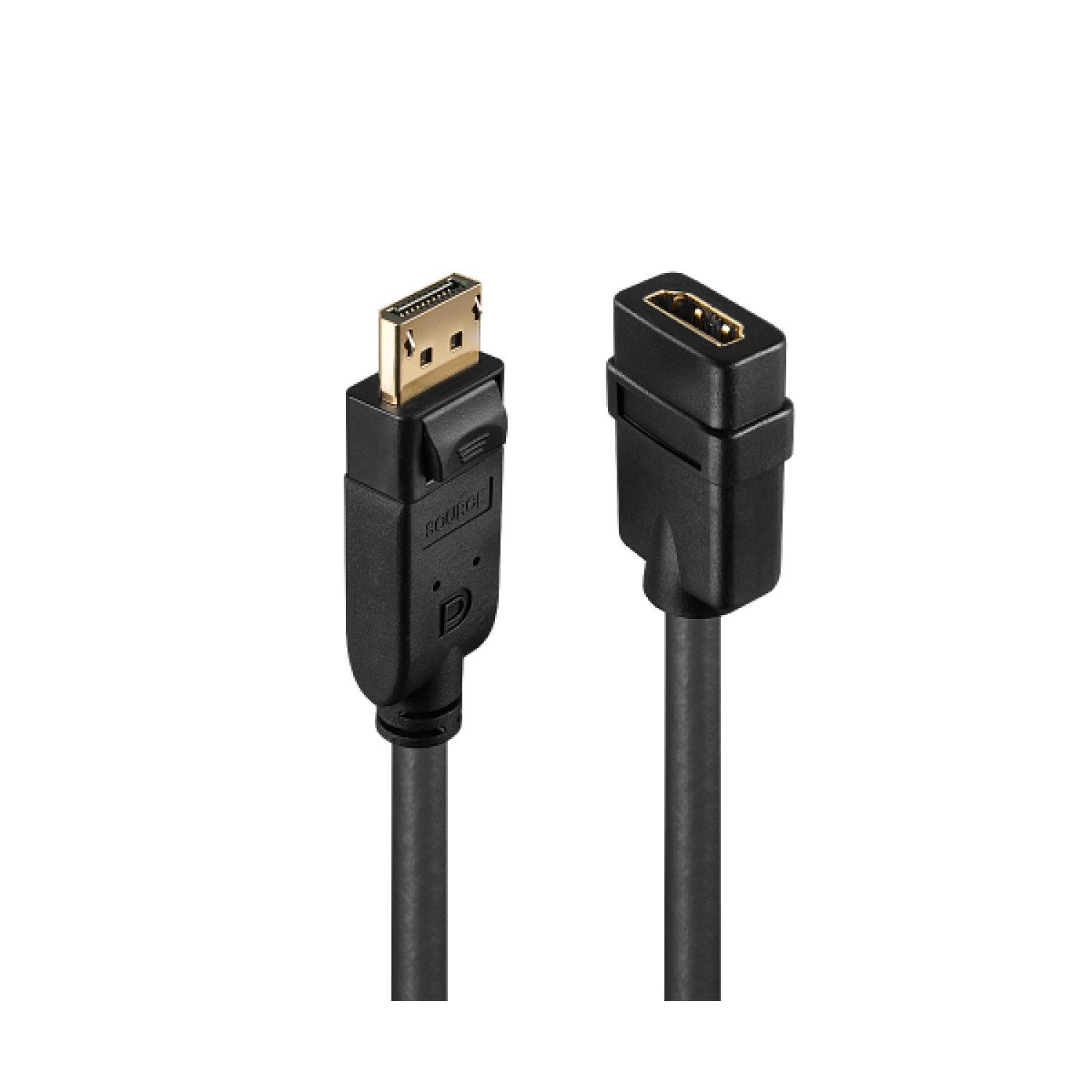 Lindy Adaptador DisplayPort a HDMI · 0,15m · Negro