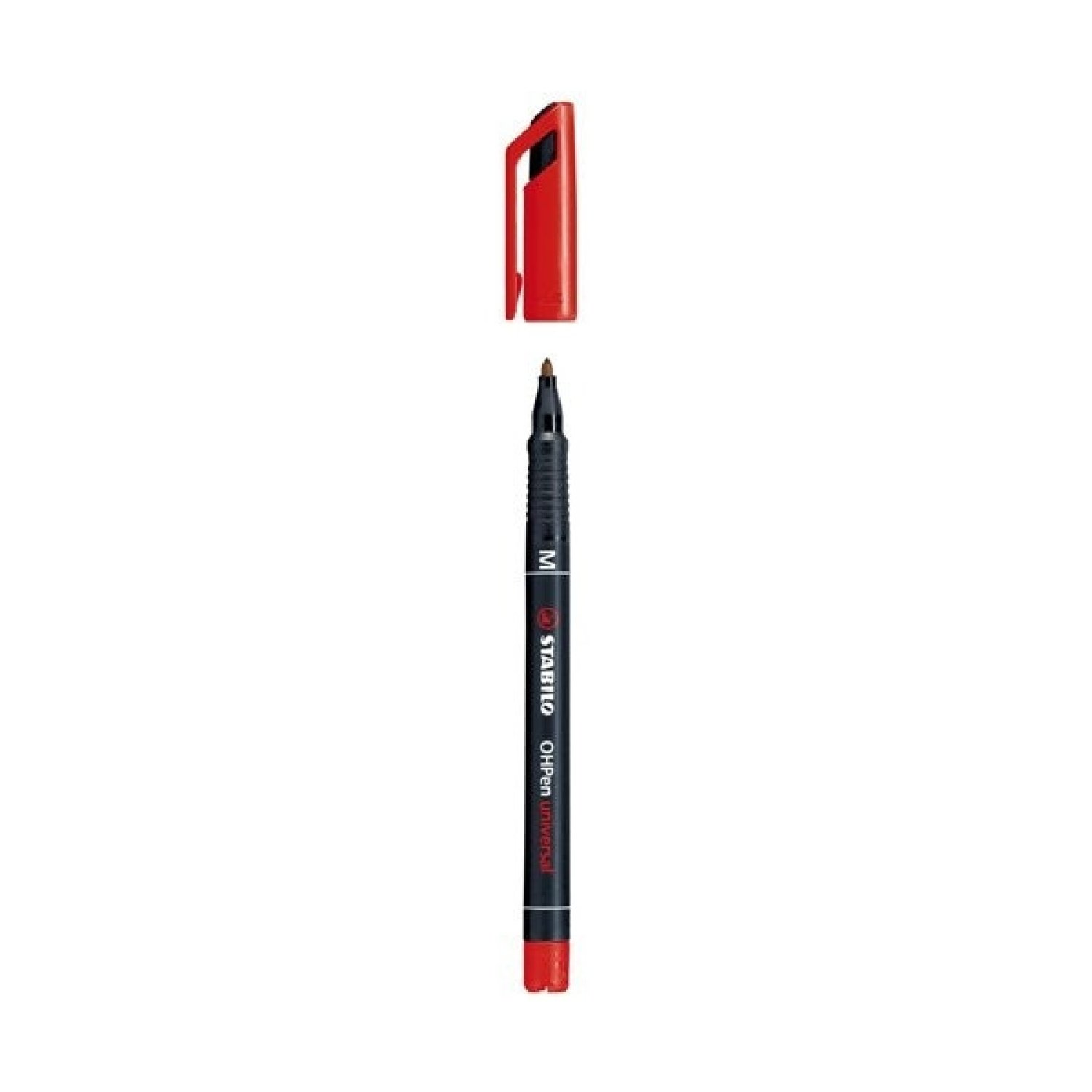 Stabilo · Marcador Permanente · Punta Media 1mm · Rojo · Universal