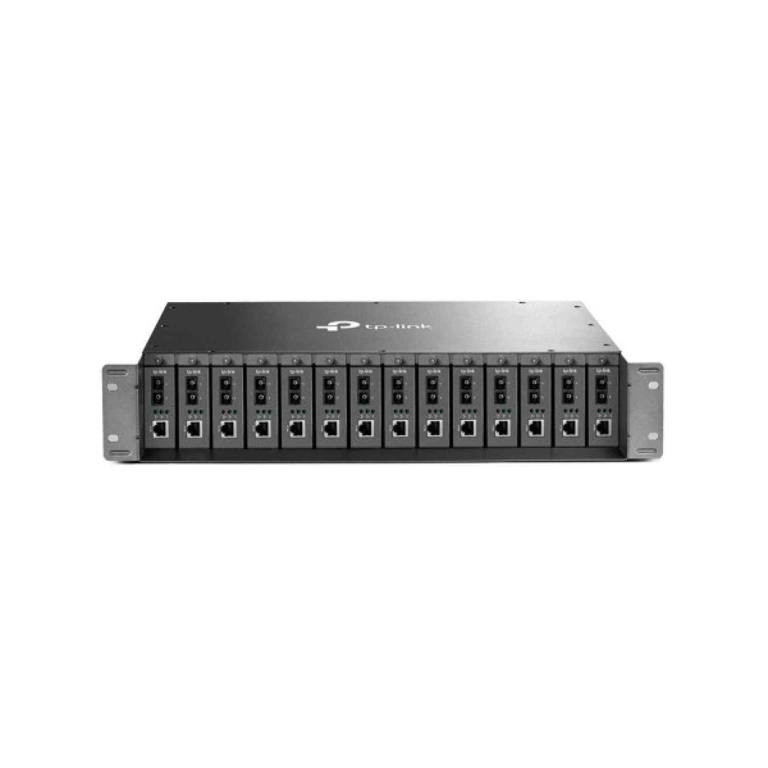 TP-LINK TL-MC1400 · Chasis de Red 2U · Media Converter
