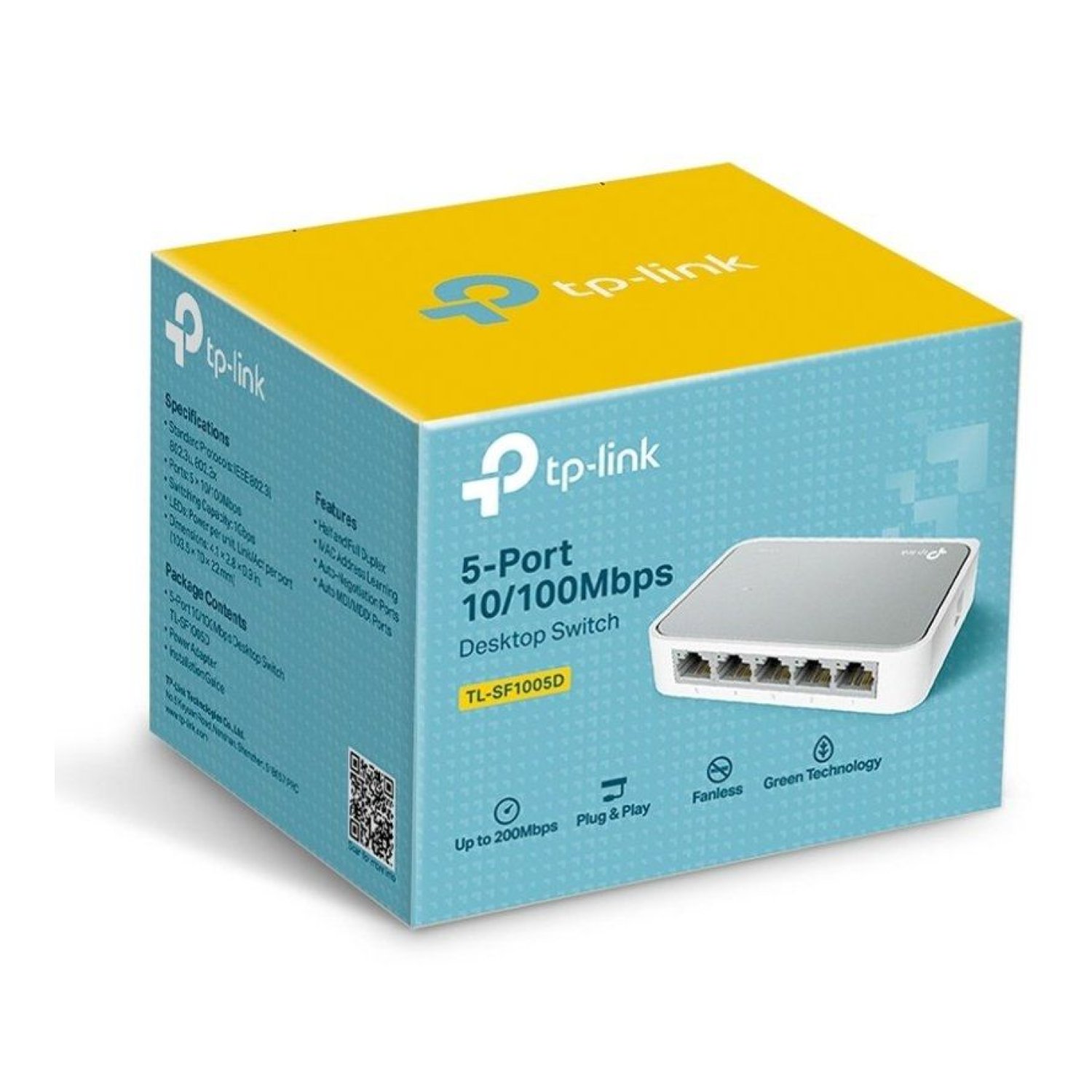 TP-Link TL-SF1005D · Switch No Administrado · 5 Puertos · Blanco