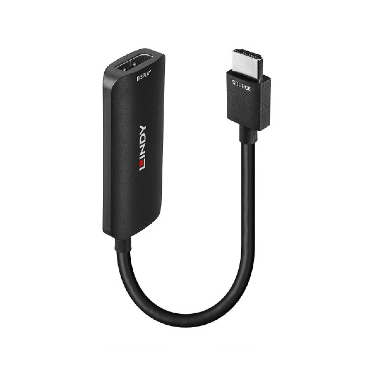 Lindy · Adaptador HDMI a DisplayPort · 157 m · Negro