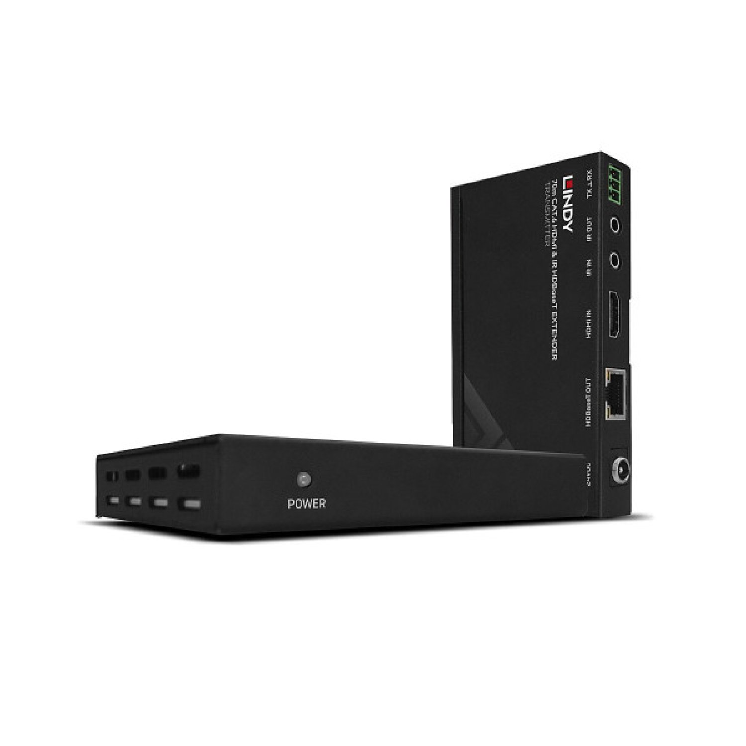 Lindy · Extensor Audio/Video AV · Transmisor y Receptor · Negro