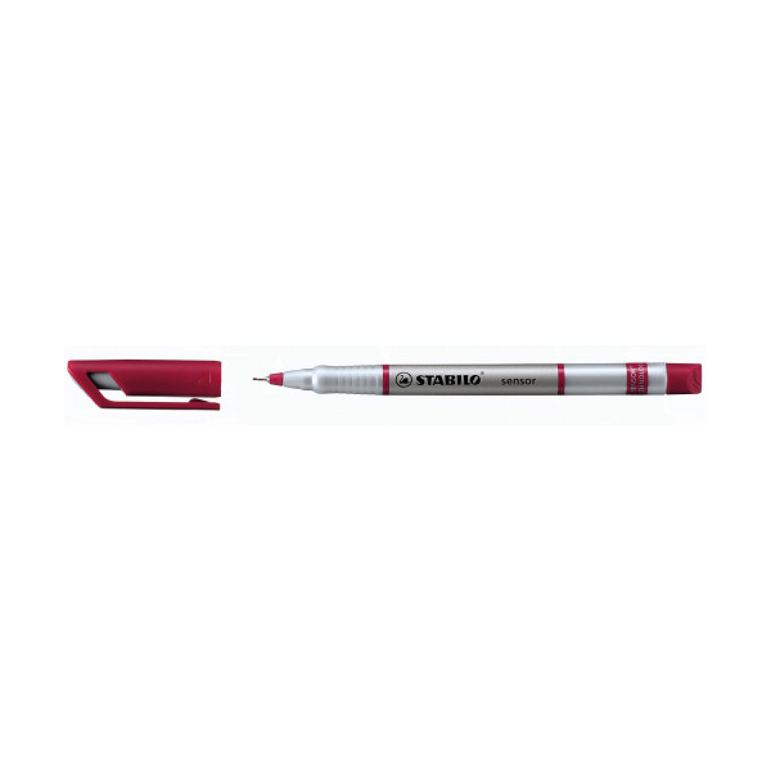 Stabilo Rotulador Sensor · Punta Fina 0,3mm · Rojo