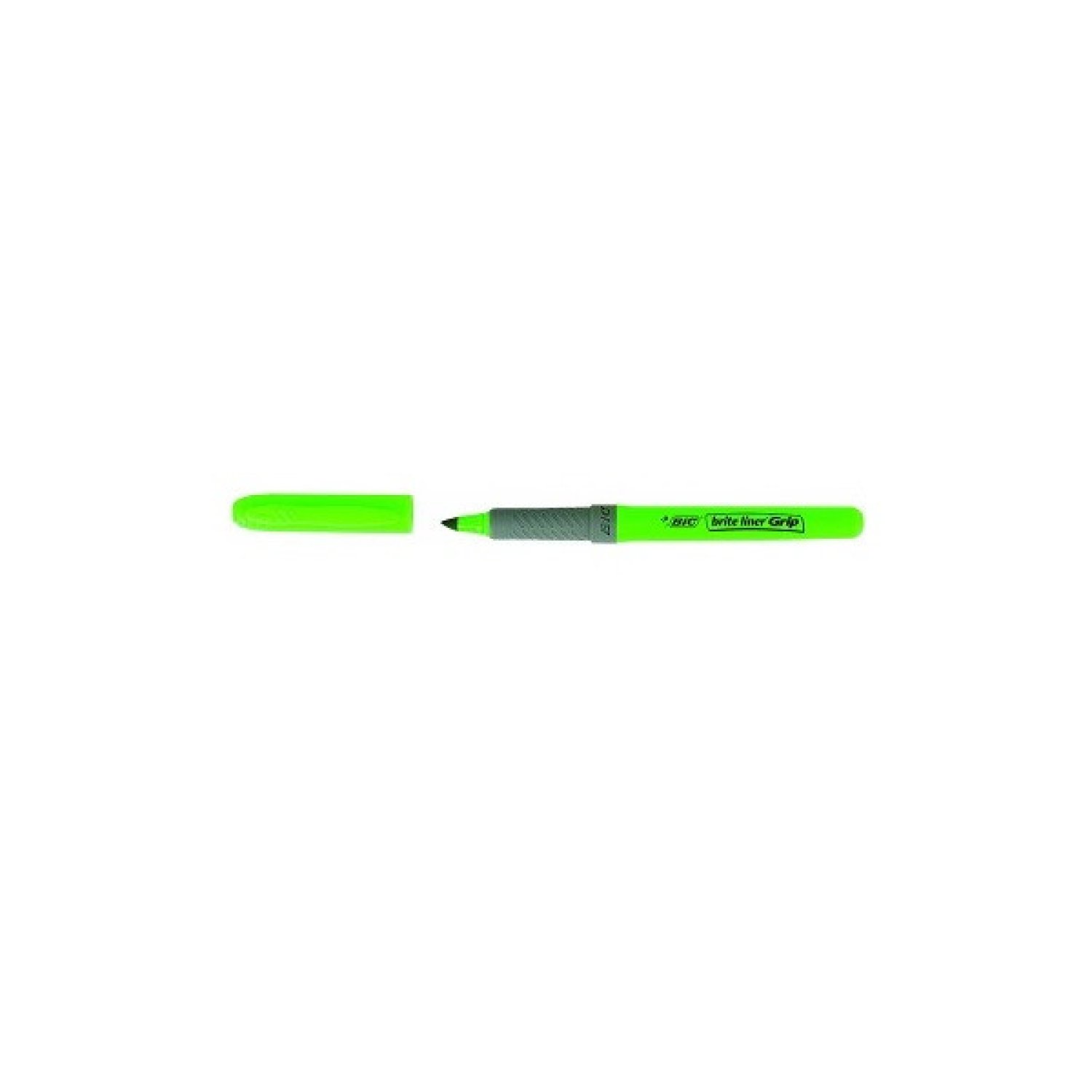 BIC · Marcador Fluorescente Highlighter Grip · Verde · Trazo 1,5-3,3mm