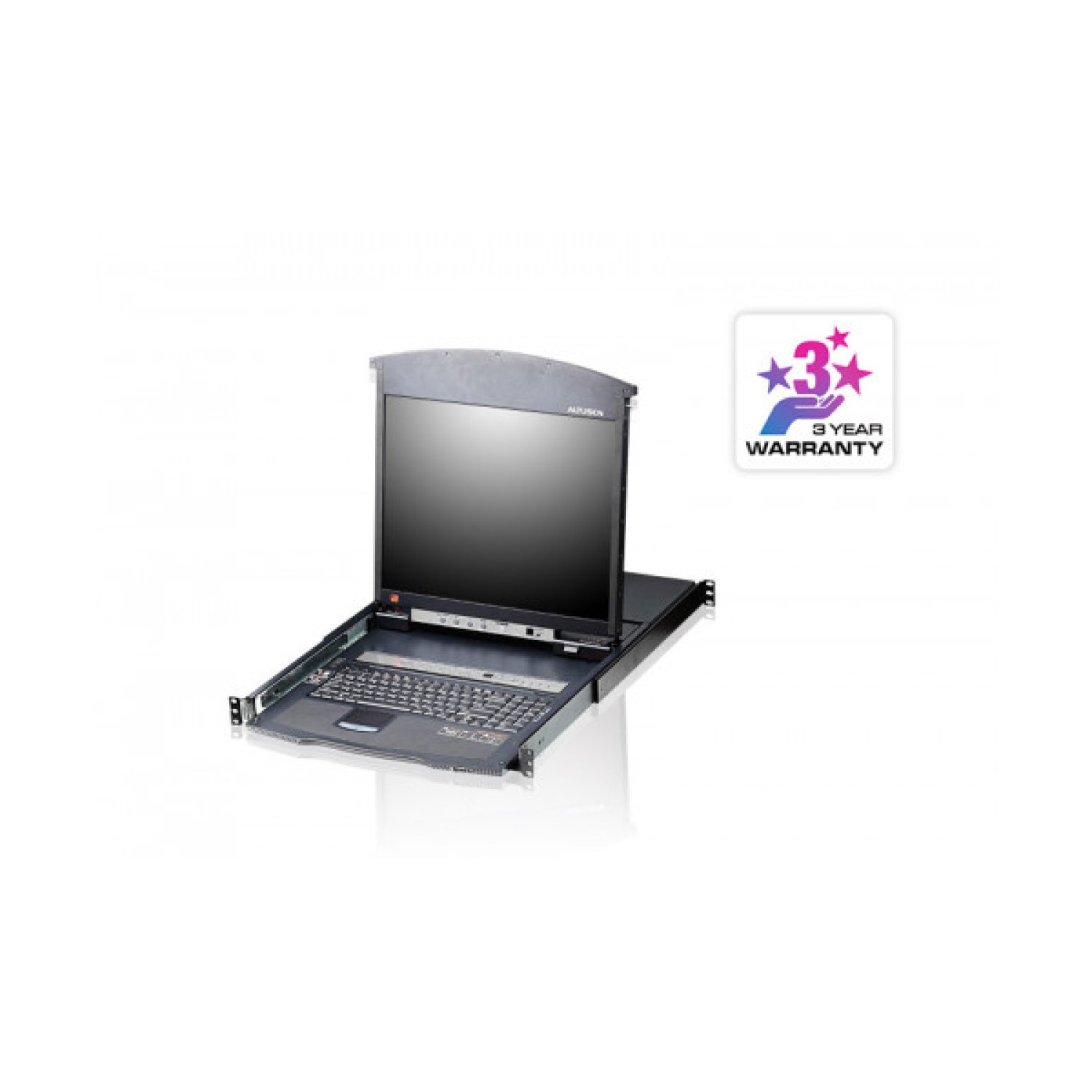 Aten · Switch KVM LCD Dual Rail · 8 Puertos · Cat 5 · Multi-interfaz