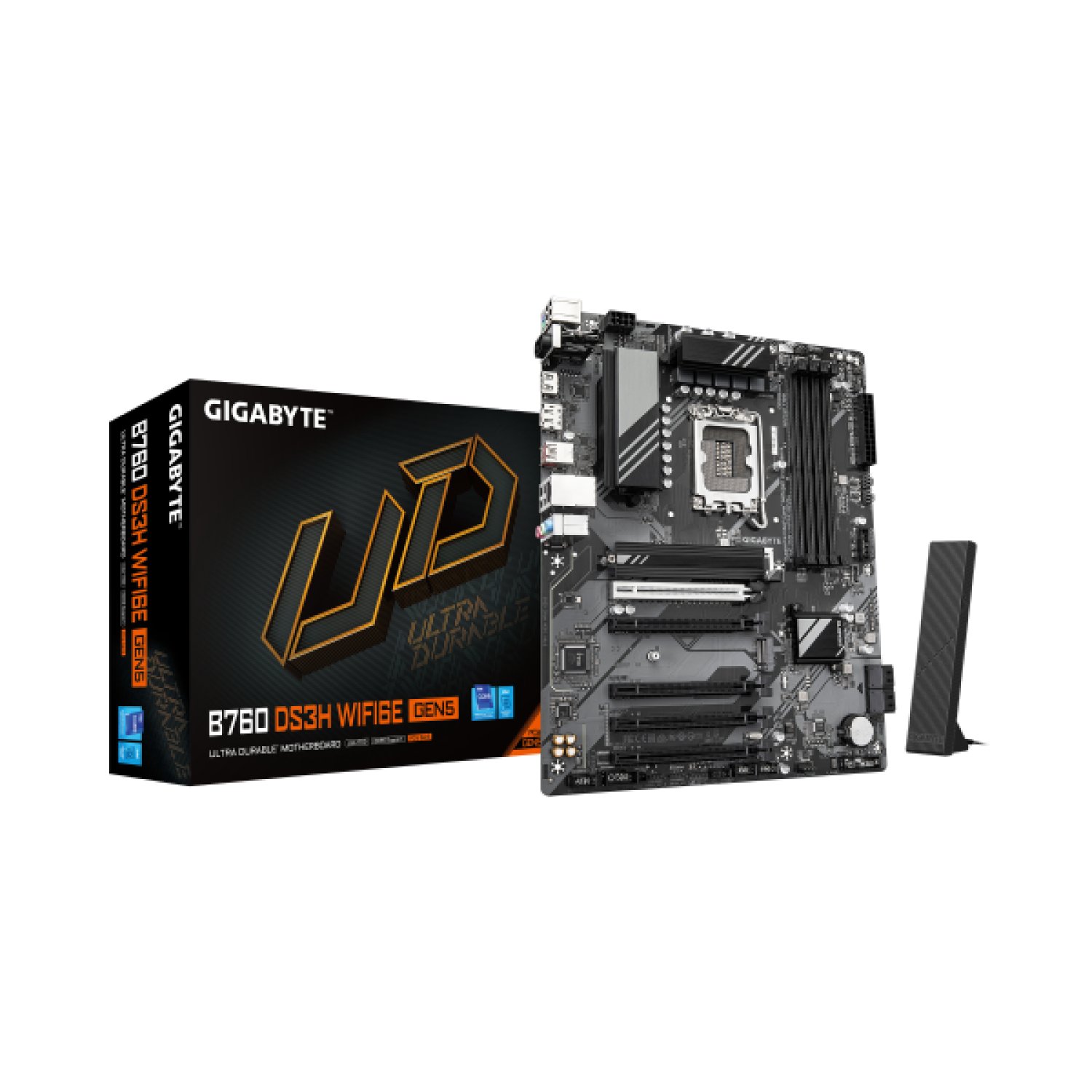 Gigabyte B760 DS3H WF6E · Placa Base Intel LGA1700 · DDR5 · WiFi 6E · ATX