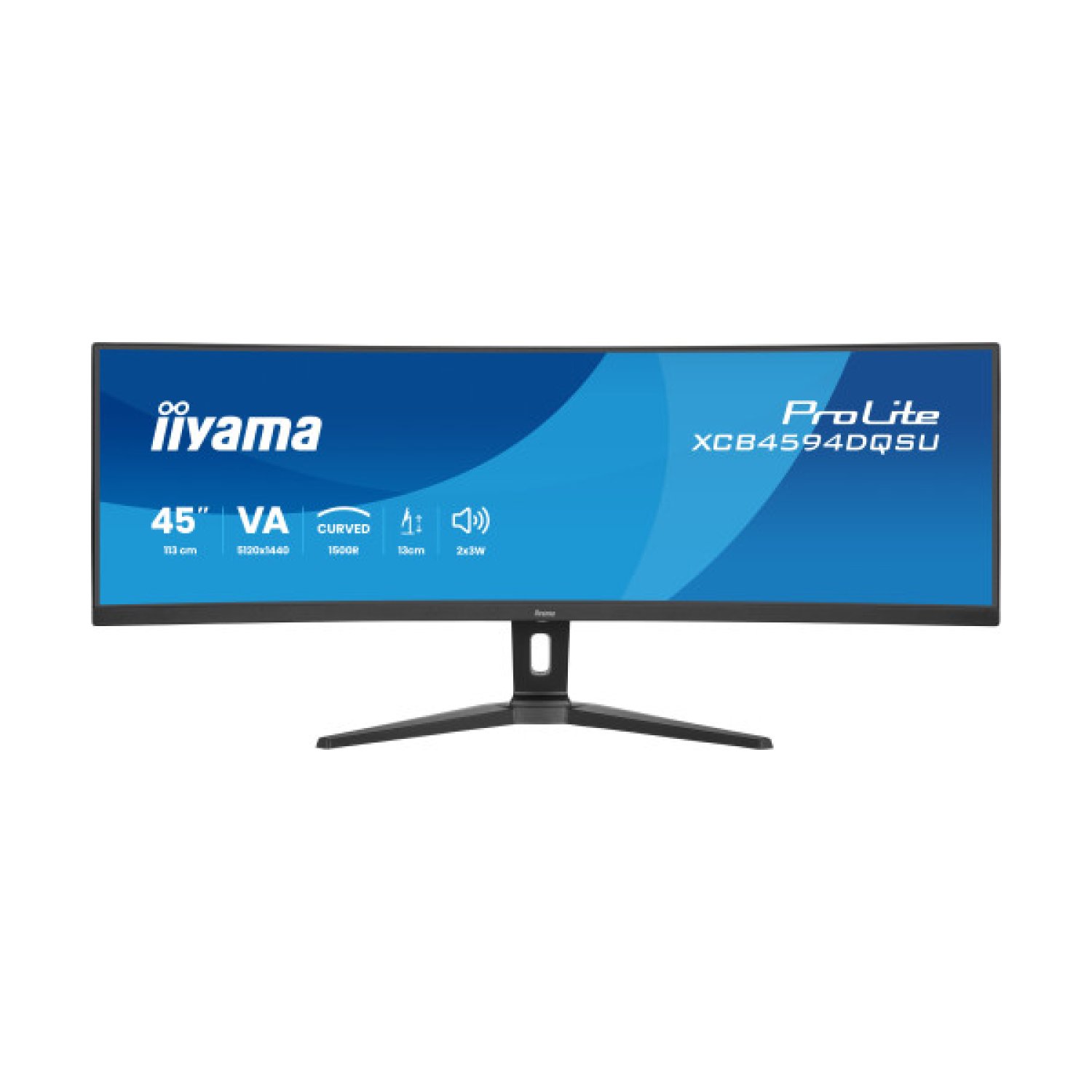 Iiyama · Monitor Curvo 45" · 5120x1440 Dual QHD · Panel VA · USB-C HDMI DisplayPort