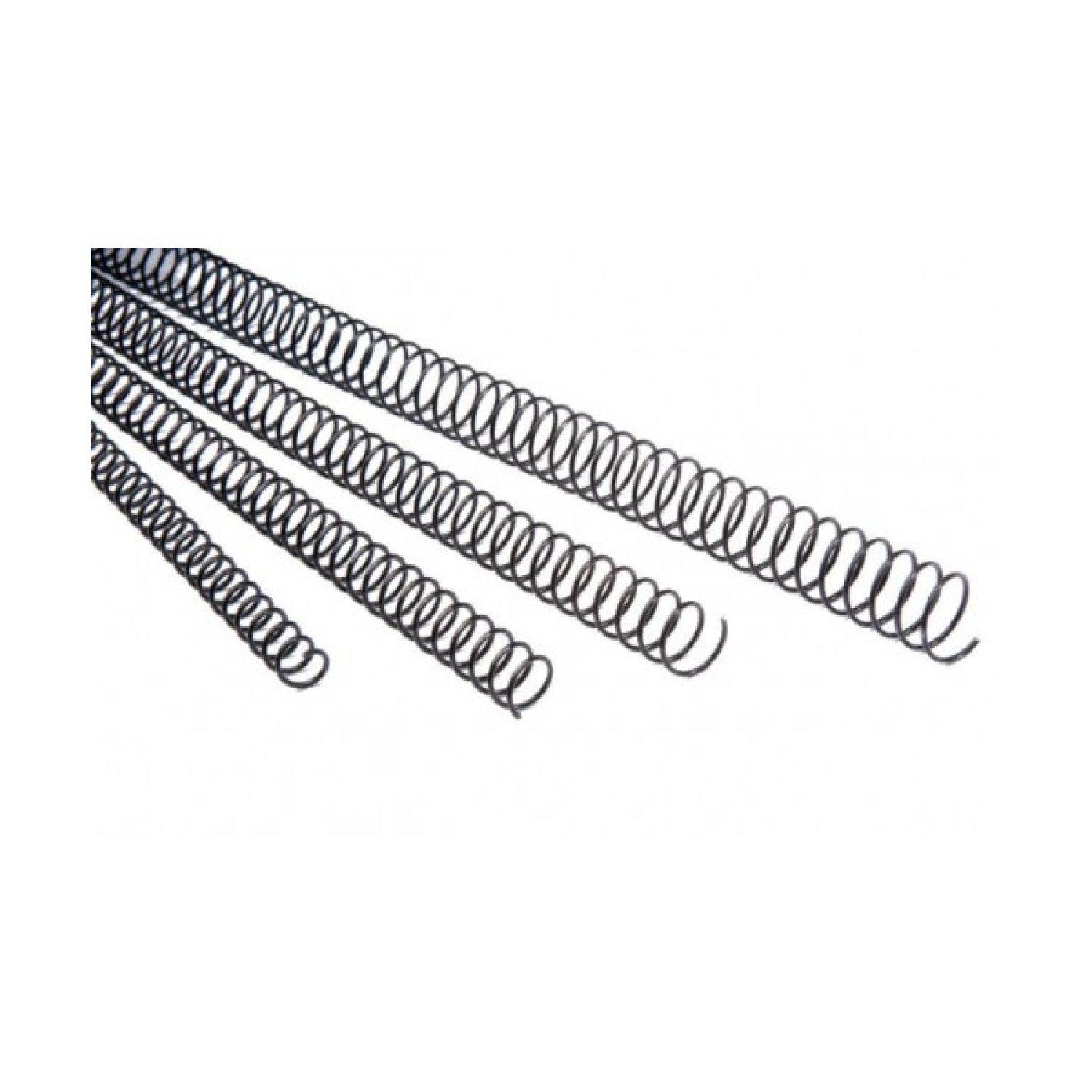 Fellowes · Espirales Metálicas 20mm · Pack 100 Unidades · Negro