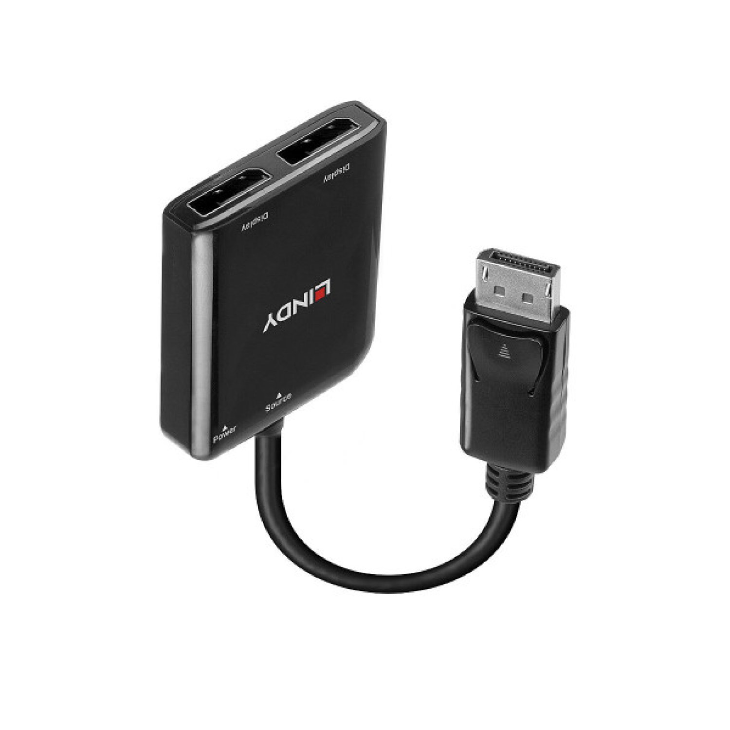 Lindy Hub DisplayPort · 21600 Mbit/s · Negro