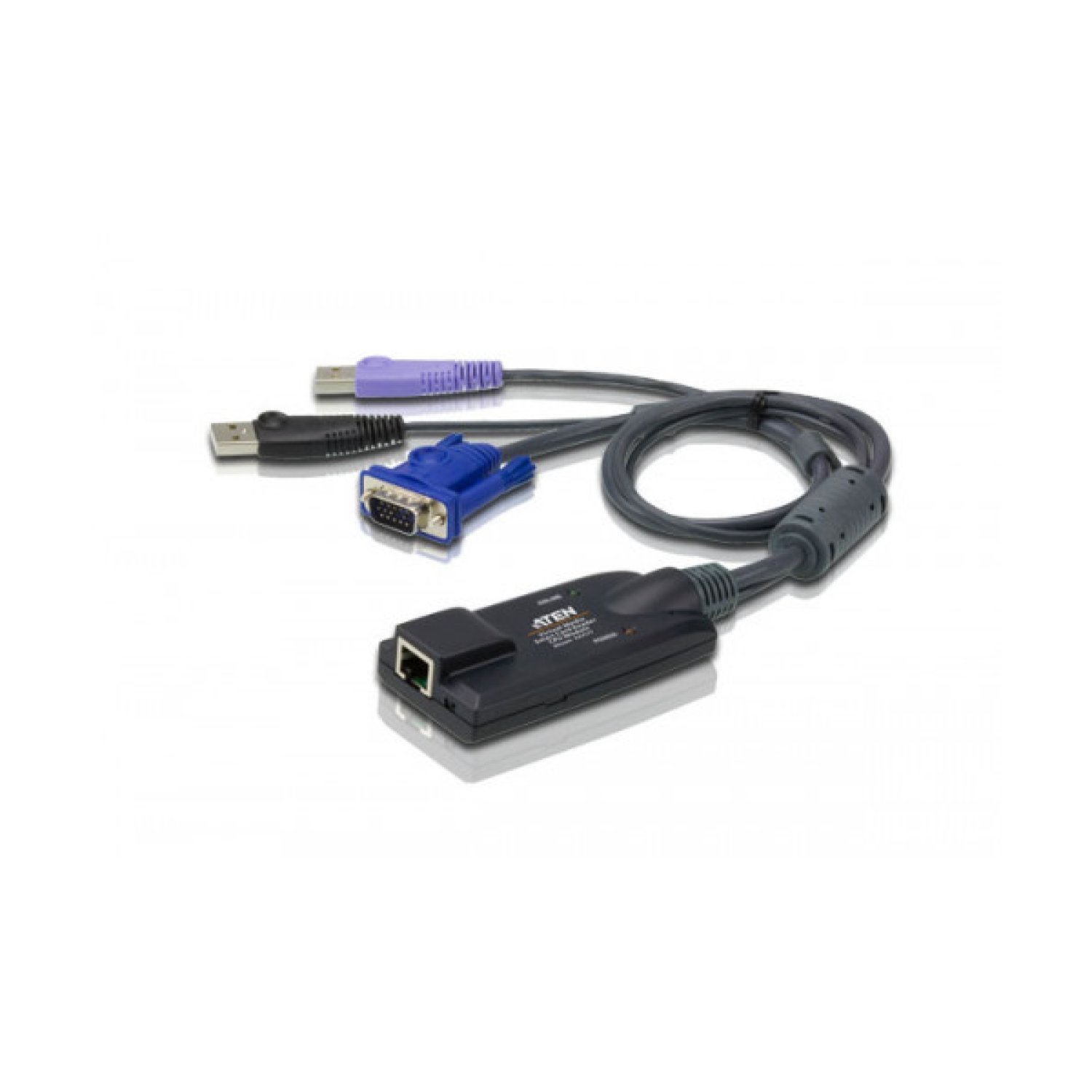 Aten · Adaptador KVM VGA · USB · Smart Card · Virtual Media