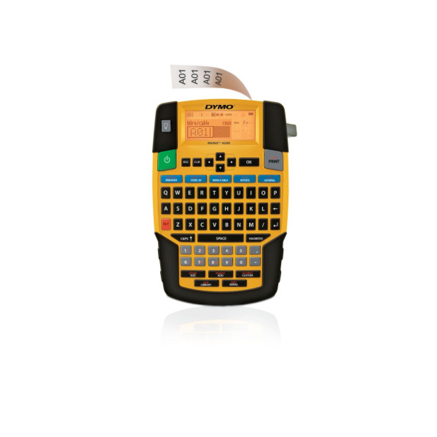 Dymo RhinoPro 4200 · Rotuladora Eléctrica · Escritura de Etiquetas de Alta Velocidad