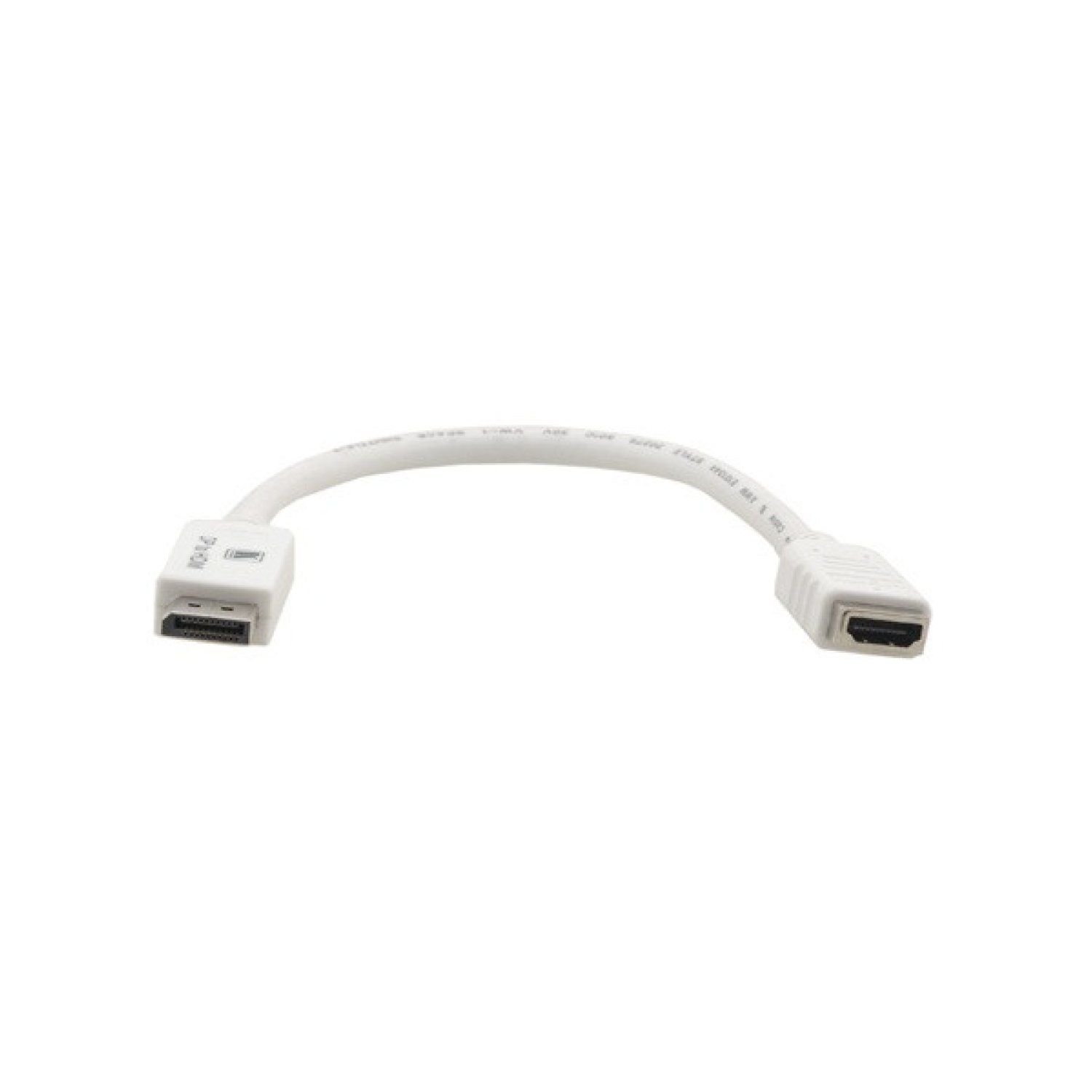 Kramer · Adaptador DisplayPort a HDMI · 0,3m · Blanco
