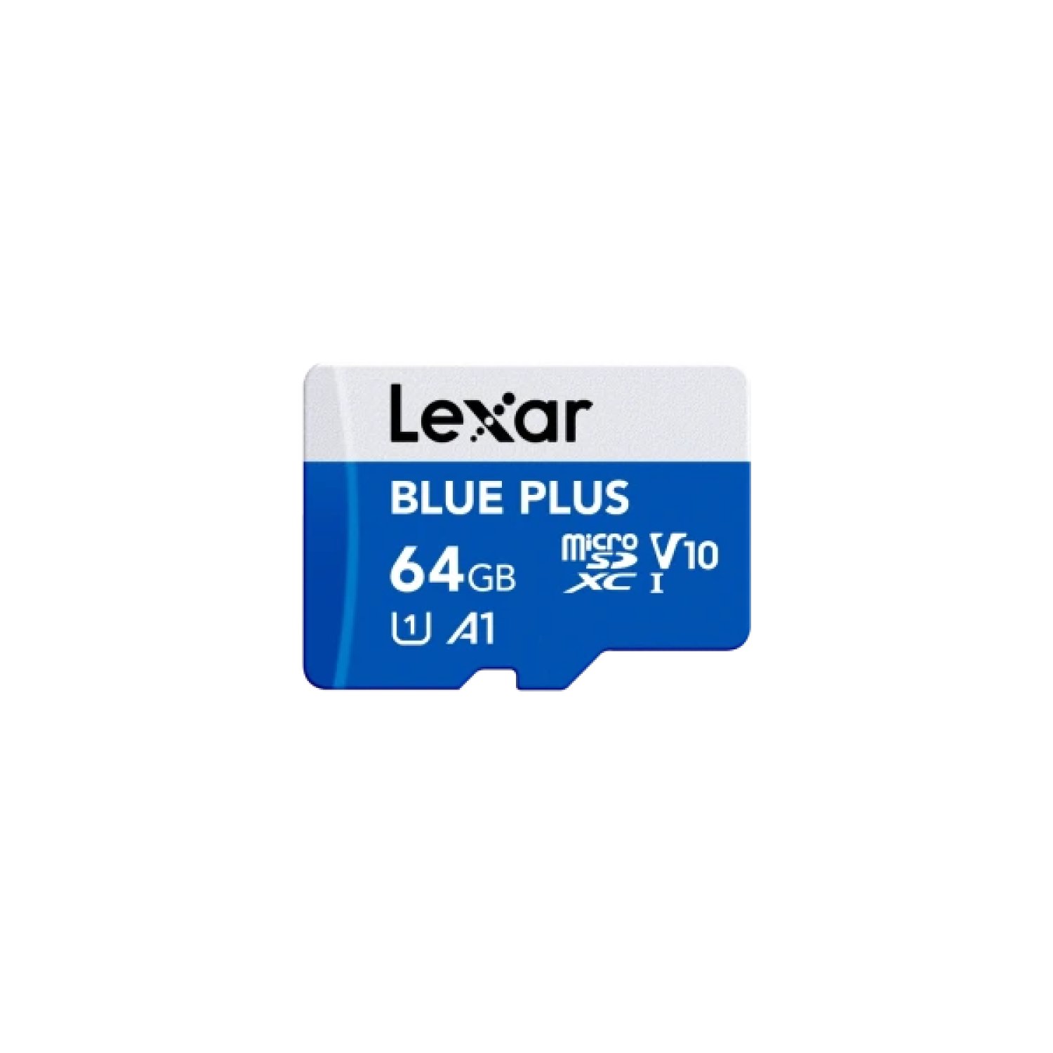 Lexar Blue Plus · MicroSDXC · 64 GB · UHS-I