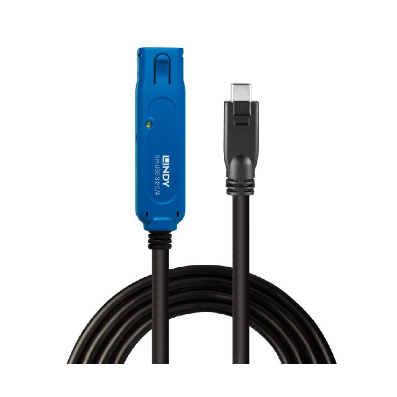 Lindy · Cable USB-C a USB-A · USB 3.2 Gen 1 · 5 metros · Negro