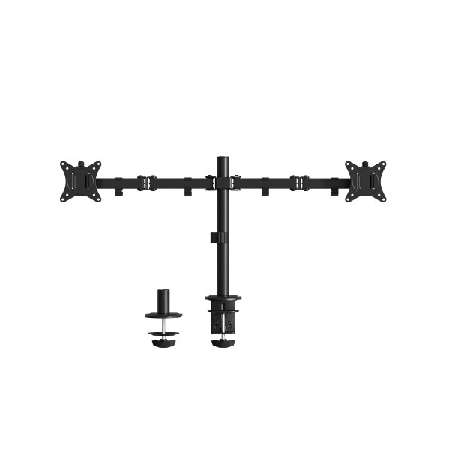 Ewent Soporte de Mesa · 2 Monitores · Hasta 27" · Ajustable
