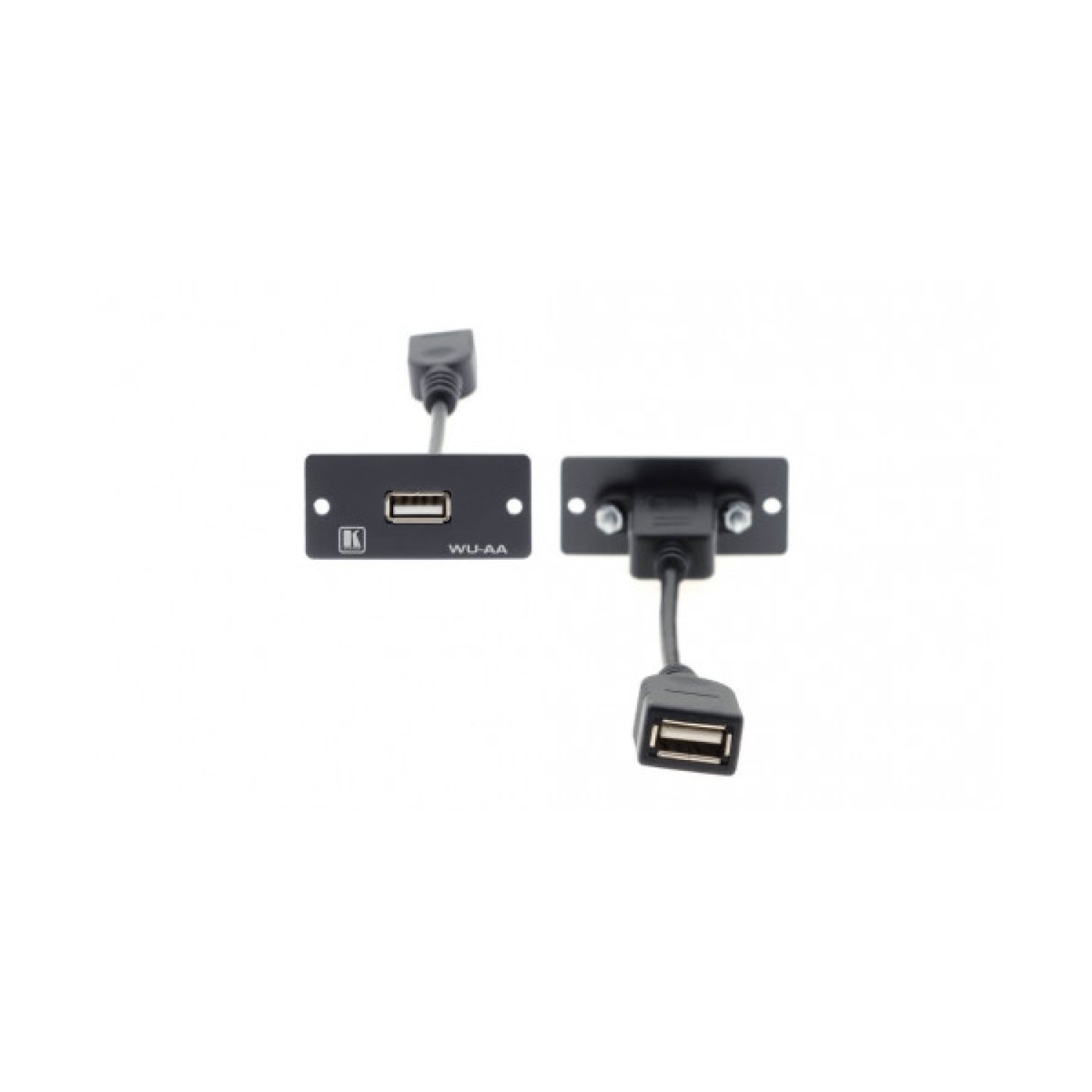 Kramer Electronics WU-AA · Placa de Pared · Cubierta de Interruptor · Negro