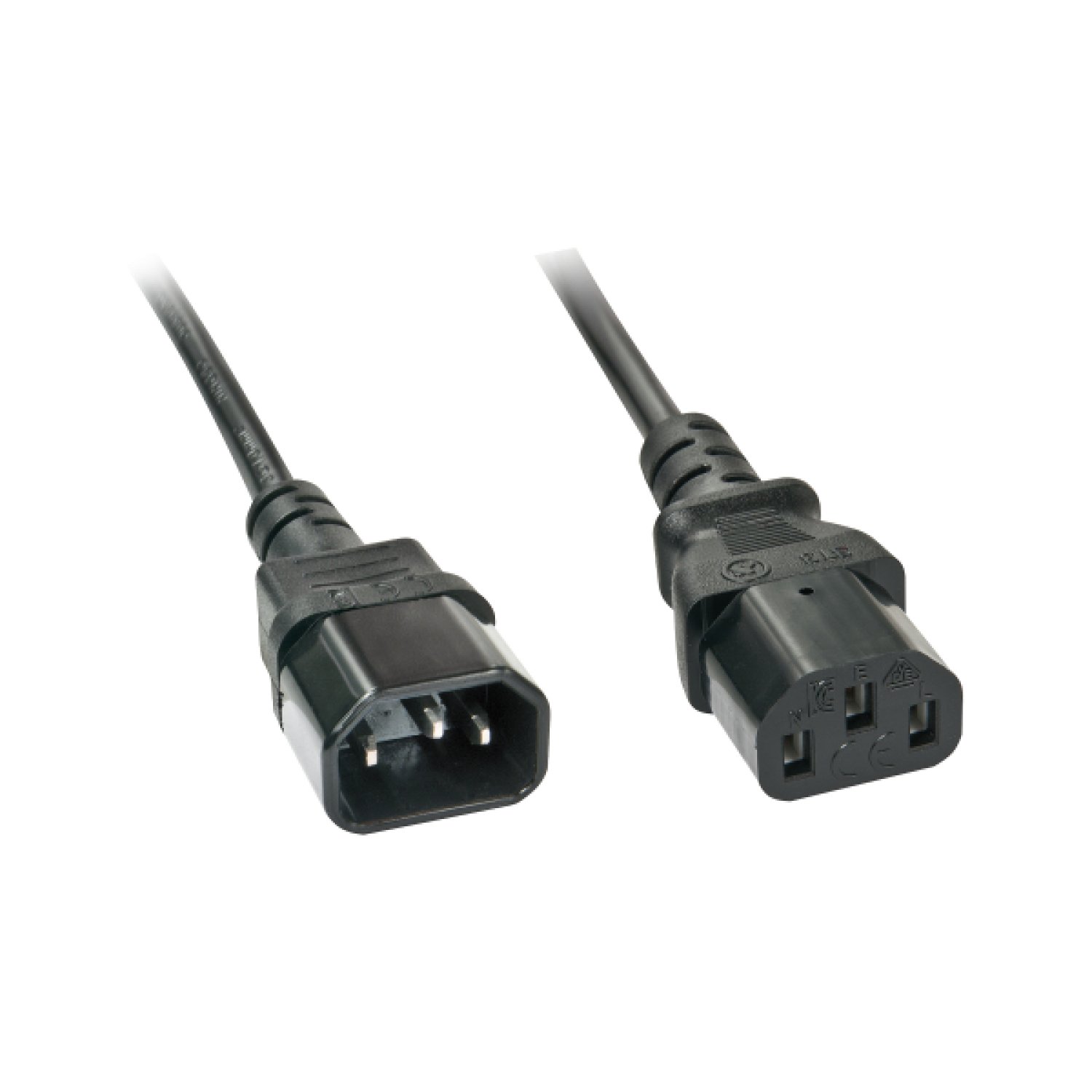 Lindy · Cable de Alimentación · 3m · C13 a C14 · Negro