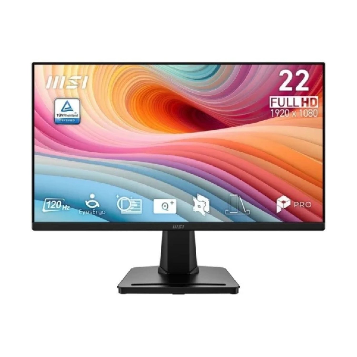 MSI Monitor Pro MP225 E12VL · 21,45" VA · 1920x1080 · 120Hz · Negro