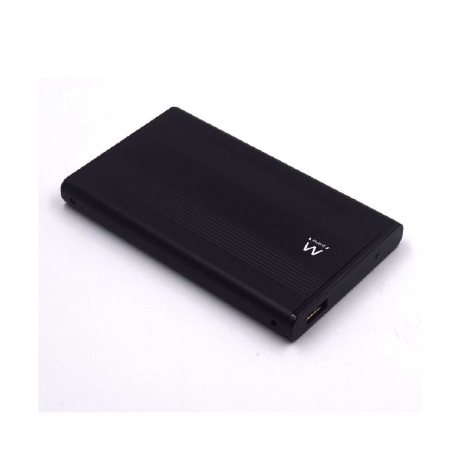 Ewent EW7041 · Caja Disco Duro 2,5" · USB · Aluminio Negro · Con Alimentación