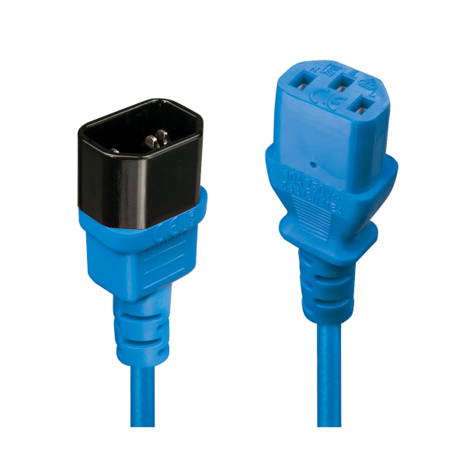 Lindy · Cable de Alimentación · C14 a C13 · 1m · Negro/Azul