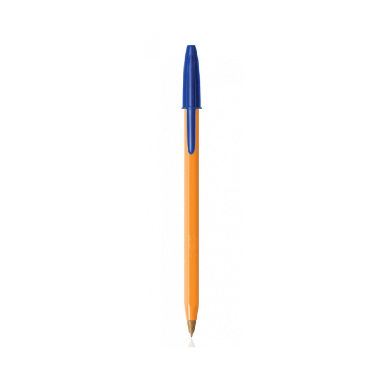 BIC Cristal Fine · Bolsa 4 Bolígrafos · Trazo 0,3mm · Cuerpo Naranja · Colores Surtidos