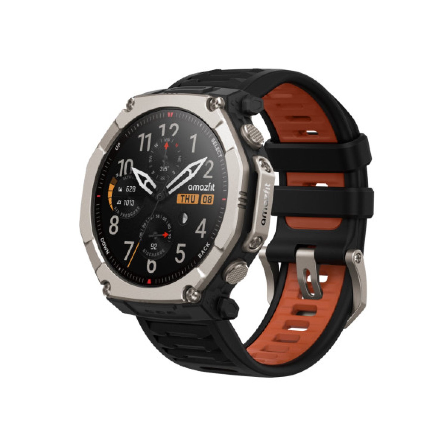 Amazfit T-Rex Ultra 2 · Smartwatch 51mm · AMOLED · GPS · WiFi · Titanio