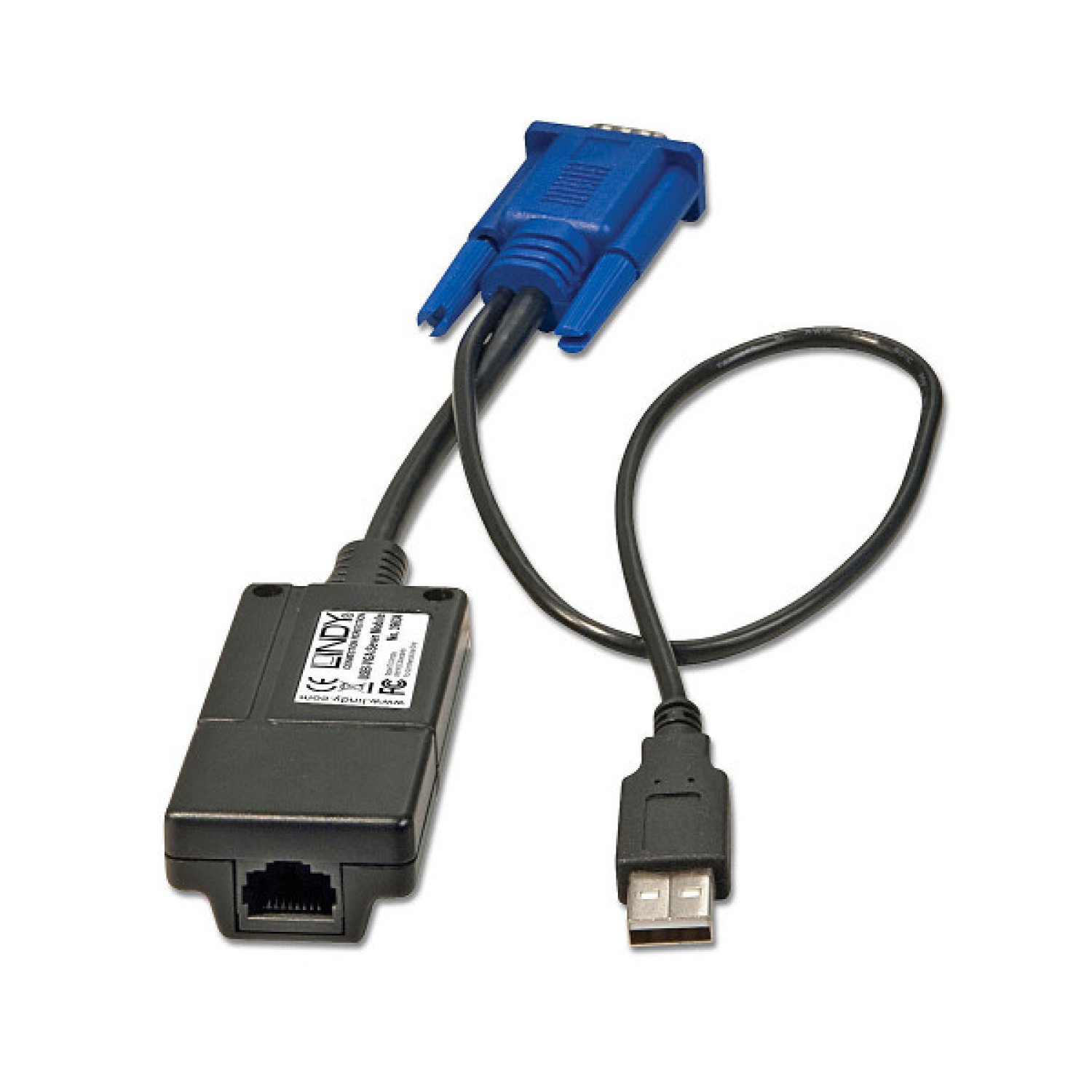 Lindy · Cable Divisor y Combinador · Negro y Azul